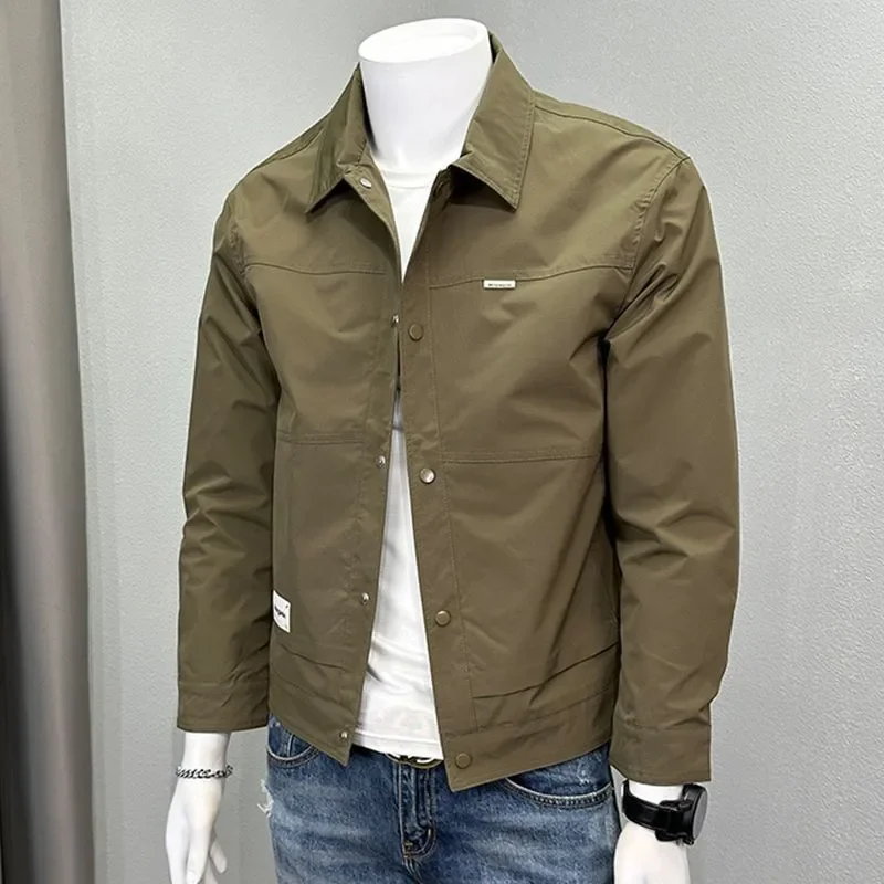 Men's Casual Lapel Short Jacket Spring Fall Trendy Versatile Workwear Outerwear
Men's Casual Lapel Short Jacket Spring Fall Trendy Versatile Workwear Outerwear