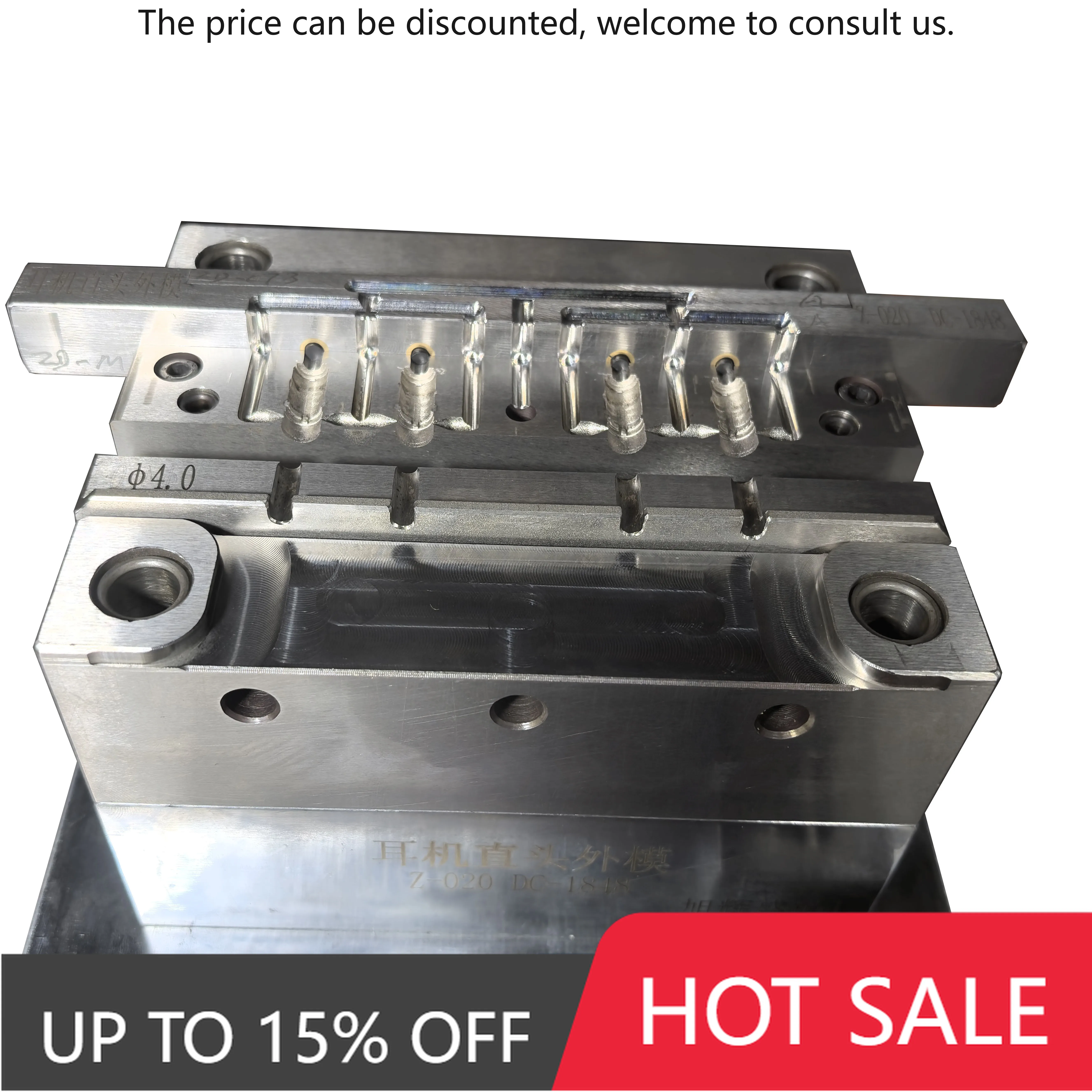 Custom Plastic Injection Mold DC 3.5 Stereo Earphone Cable Male Plug Mold Audio Plug Mould Manufacturer
Custom Plastic Injection Mold DC 3.5 Stereo Earphone Cable Male Plug Mold Audio Plug Mould Manufacturer