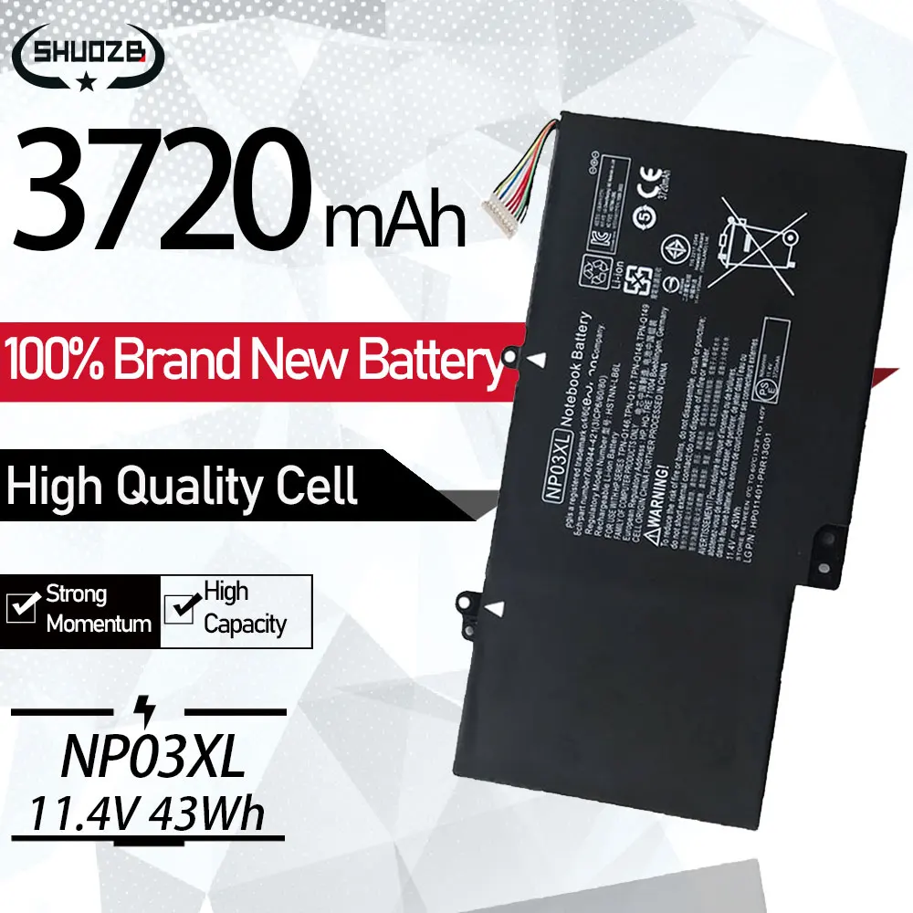Аккумулятор для ноутбука HP Pavilion X360 13-A010DX 13-A000 HSTNN-UB6L 760944-541 15-U010DX 15-u170ca 11,4 V
Аккумулятор для ноутбука HP Pavilion X360 13-A010DX 13-A000 HSTNN-UB6L 760944-541 15-U010DX 15-u170ca 11,4 V