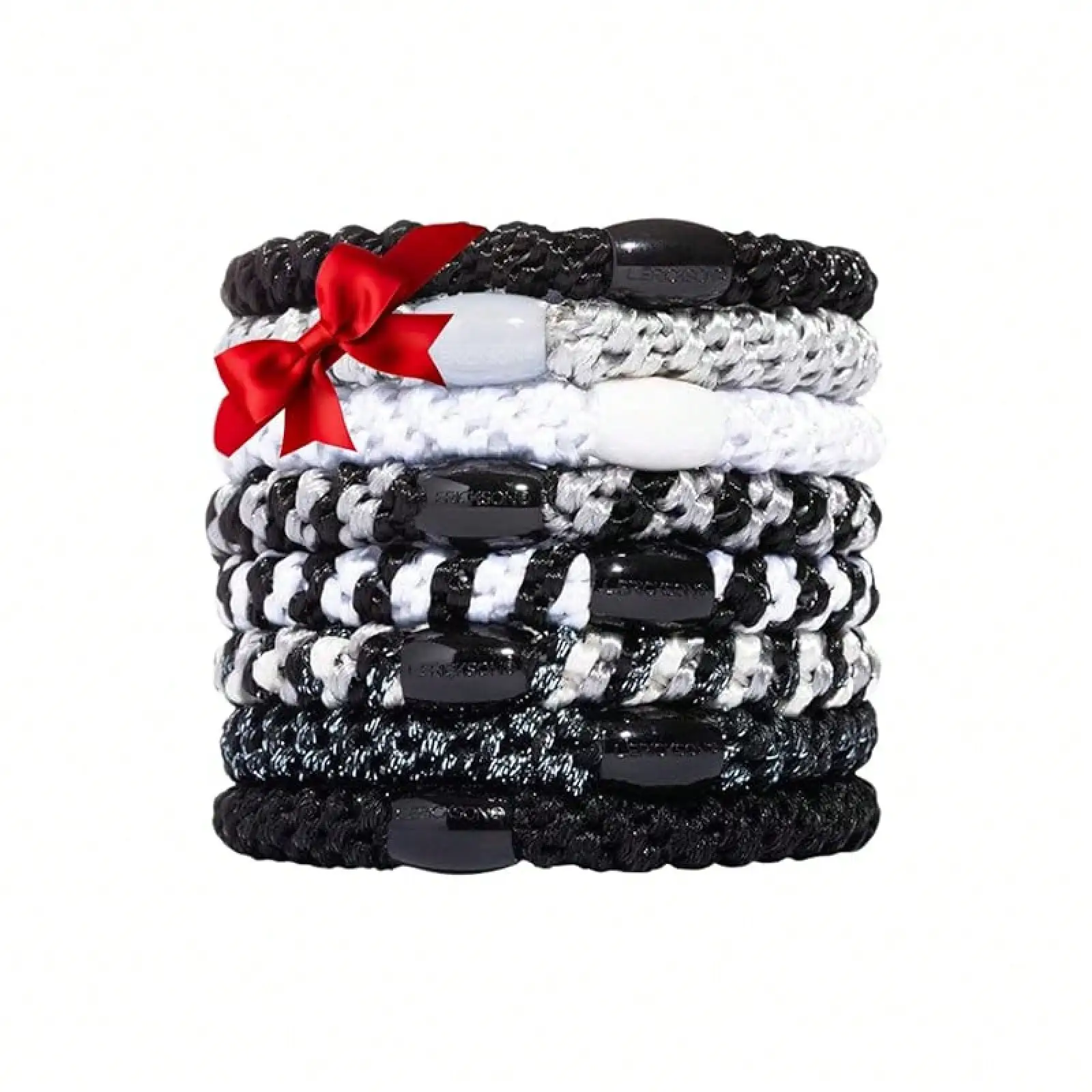Grab & Go Ponytail Holders, Black, Set Of Eight - Exceptionally Secure With Gentle Hold, Hair Accessories RXSN
Grab & Go Ponytail Holders, Black, Set Of Eight - Exceptionally Secure With Gentle Hold, Hair Accessories RXSN