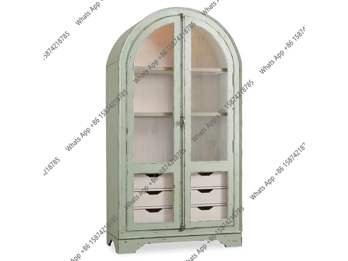 cf French country vintage solid wood bookcase arched sideboard American storage display fashion
cf French country vintage solid wood bookcase arched sideboard American storage display fashion