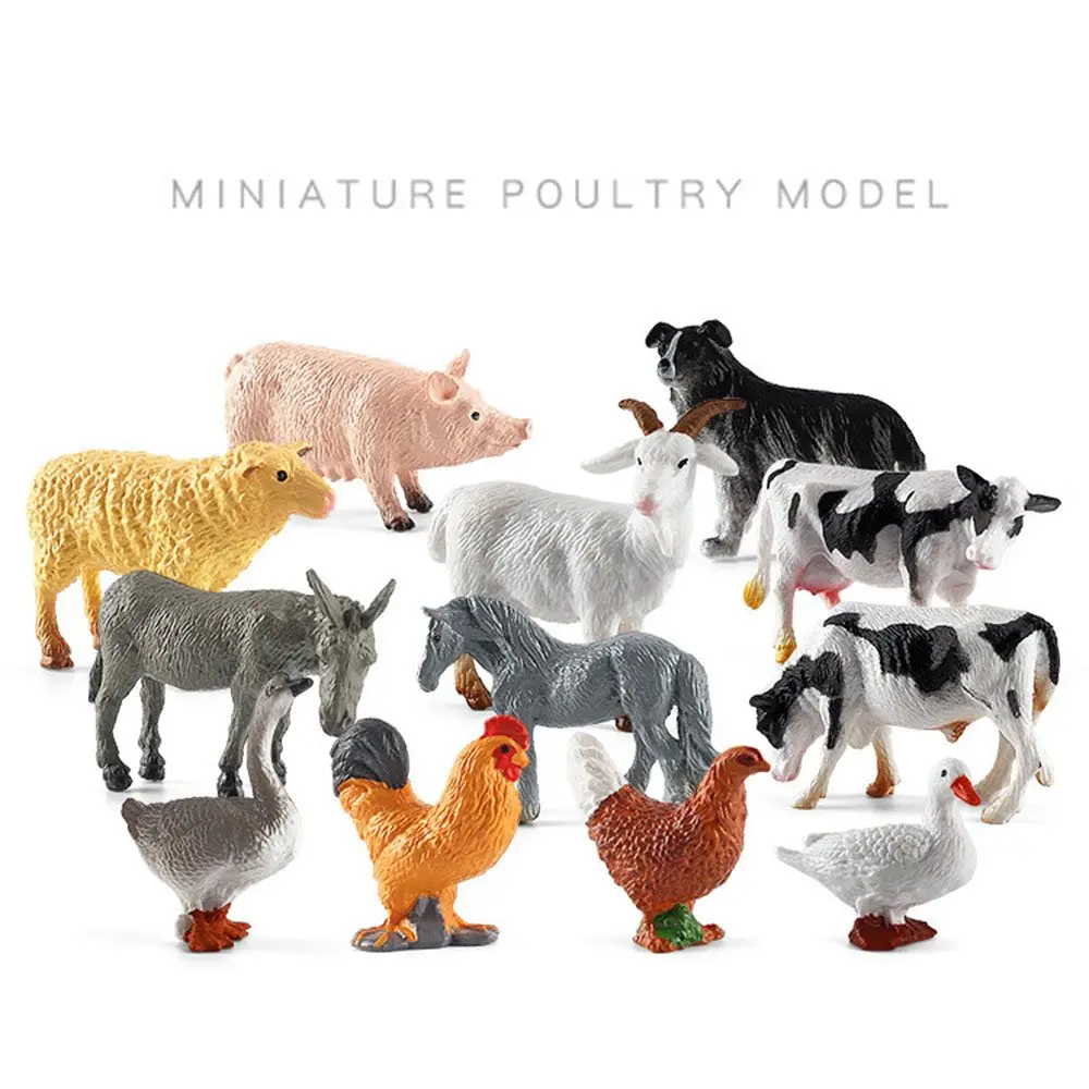 New Miniatures Farm Gift Simulated Poultry Figurines Animal Model
New Miniatures Farm Gift Simulated Poultry Figurines Animal Model