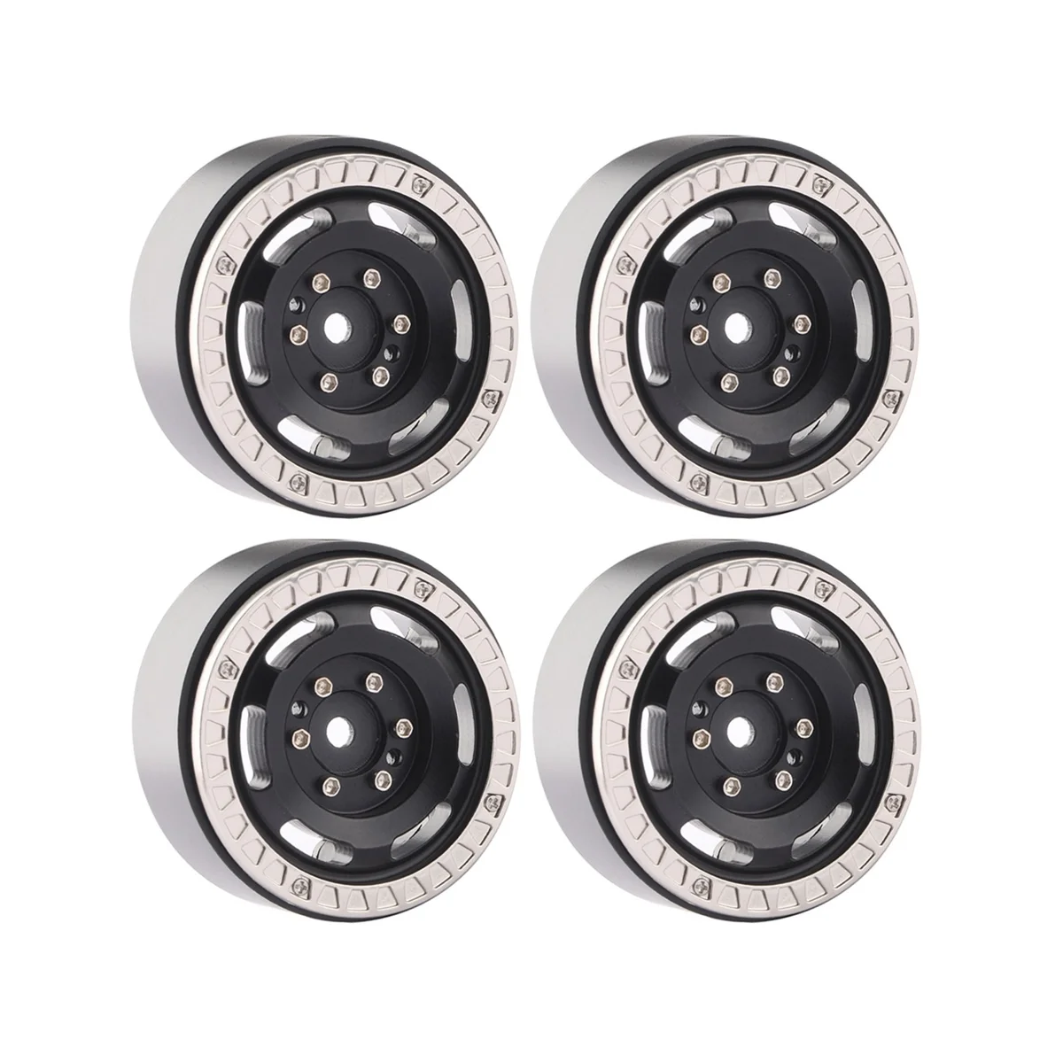 4Pcs 160G 1.33 Inch Metal Beadlock Wheel Hub for Axial SCX24 AX24 TRX4M FMS FCX24 1/18 1/24 RC Crawler Car,2
4Pcs 160G 1.33 Inch Metal Beadlock Wheel Hub for Axial SCX24 AX24 TRX4M FMS FCX24 1/18 1/24 RC Crawler Car,2