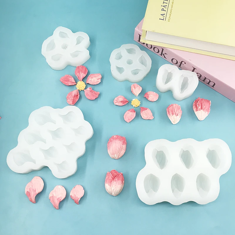 Silicone mold for Gesanghua tulip petals and leaves DIY Fondant Cake Decoration Dessert making Food Safety Materials tool
Silicone mold for Gesanghua tulip petals and leaves DIY Fondant Cake Decoration Dessert making Food Safety Materials tool