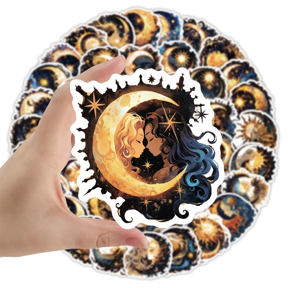 10/30/54pcs Gothic Sun Moon Goddess Cartoon Stickers Aesthetic Decals for Kid Toy DIY Suitcase Notebook Laptop Cool Sticker Pack
10/30/54pcs Gothic Sun Moon Goddess Cartoon Stickers Aesthetic Decals for Kid Toy DIY Suitcase Notebook Laptop Cool Sticker Pack