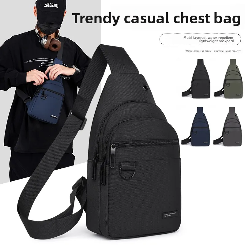 Wear Resistant Oxford Chest Sling Bag Multi Compartment Adjustable Strap Crossbody Bag For Men Daily Commute Sports Walk
Wear Resistant Oxford Chest Sling Bag Multi Compartment Adjustable Strap Crossbody Bag For Men Daily Commute Sports Walk
