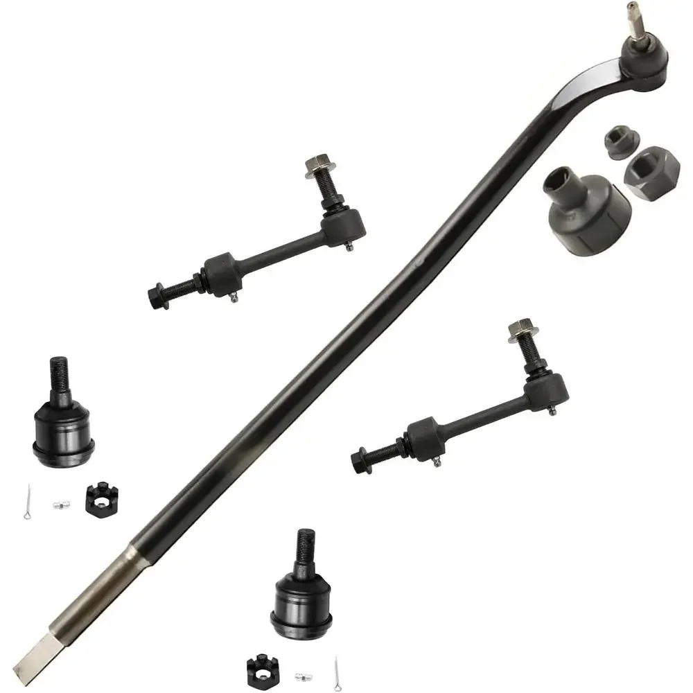 4WD 5-Piece Suspension Kit for 2014-2018 2500 & 2013-2018 3500 Trucks, 2 Upper Ball Joints, 1 Outer Tie Rod, 2 Sway Bar End Link
4WD 5-Piece Suspension Kit for 2014-2018 2500 & 2013-2018 3500 Trucks, 2 Upper Ball Joints, 1 Outer Tie Rod, 2 Sway Bar End Link