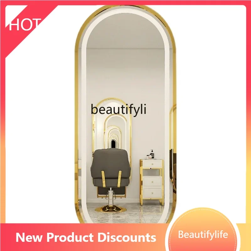 X188 Hair Saloon Dedicated Wall-Mounted Mirror with LED Light Touch Switch Dressing Table Hair Salon Beauty Full Body Floor Mirr
X188 Hair Saloon Dedicated Wall-Mounted Mirror with LED Light Touch Switch Dressing Table Hair Salon Beauty Full Body Floor Mirr