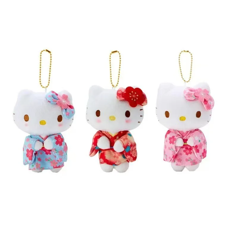 12CM Anime Hello Kitty Sakura Kimono Series Cartoon Plush Doll Keychain PP Cotton Stuffed Doll Kawaii School Bag Pendant Gift
12CM Anime Hello Kitty Sakura Kimono Series Cartoon Plush Doll Keychain PP Cotton Stuffed Doll Kawaii School Bag Pendant Gift