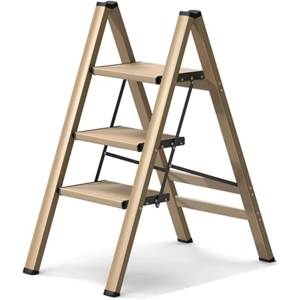 3-Step Ladder Multi-use Step Ladder, Flower Stand, Shelf Organizer, Step Stool, Sturdy Aluminum Alloy Ladder Portable Folding La
3-Step Ladder Multi-use Step Ladder, Flower Stand, Shelf Organizer, Step Stool, Sturdy Aluminum Alloy Ladder Portable Folding La