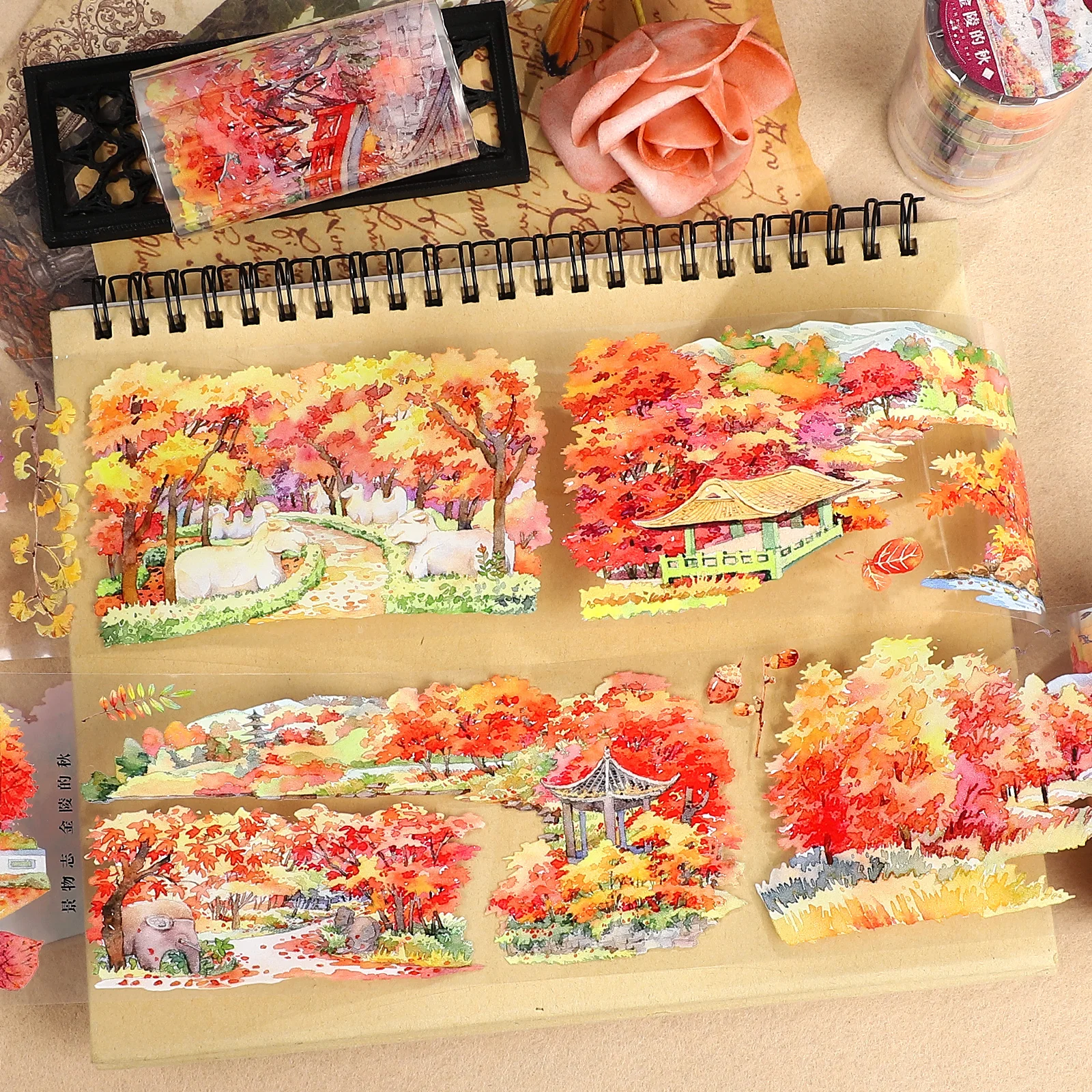 70mm*5m Vintage Autumn Tree Garden Landscape PET Tape Creative DIY Journal Material Collage Scrapbook Stationery
70mm*5m Vintage Autumn Tree Garden Landscape PET Tape Creative DIY Journal Material Collage Scrapbook Stationery