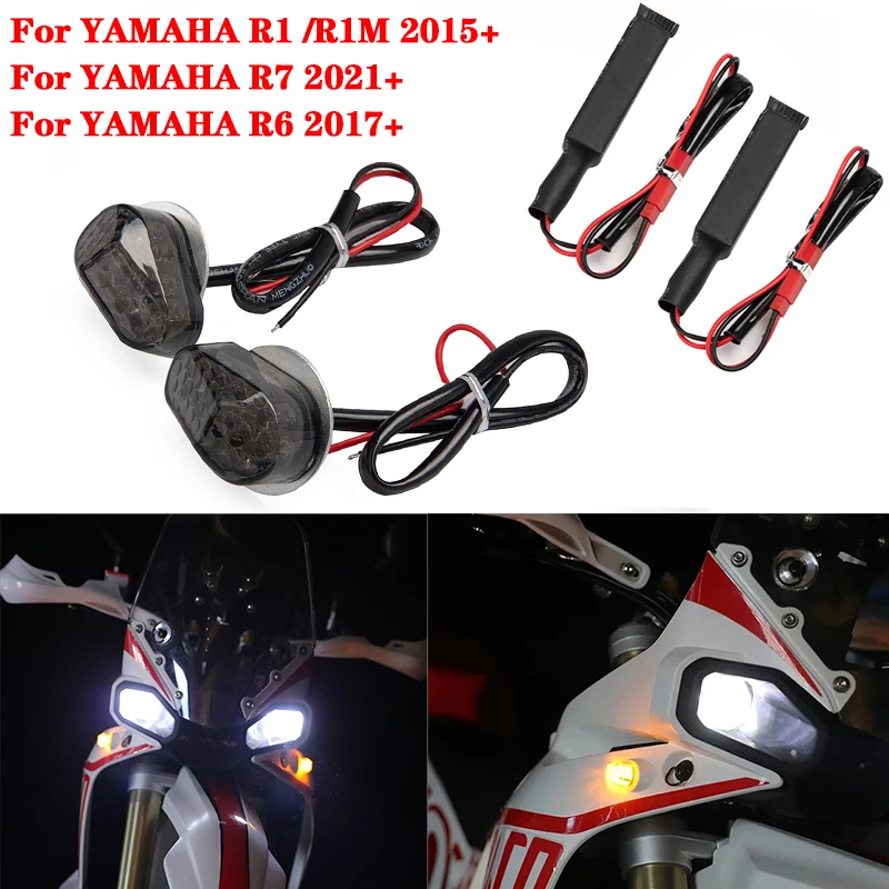 Для YAMAHA YZF R7 R1 R1M 2021-2024 R6 2017-2020 Мини светодиодный передний указатель поворота Задний индикатор для мотоцикла
Для YAMAHA YZF R7 R1 R1M 2021-2024 R6 2017-2020 Мини светодиодный передний указатель поворота Задний индикатор для мотоцикла