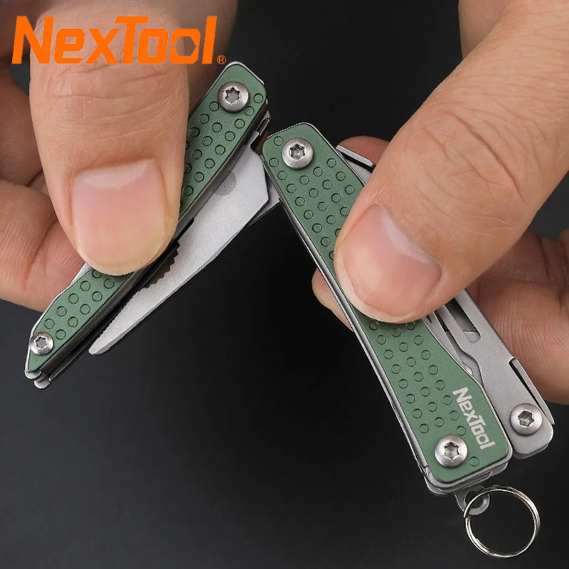 NexTool Mini Flagship Multitool 10 in 1 EDC Keychain Multi Tool Pocket Knife Needlenose Pliers Scissors Gadgets for Men
NexTool Mini Flagship Multitool 10 in 1 EDC Keychain Multi Tool Pocket Knife Needlenose Pliers Scissors Gadgets for Men