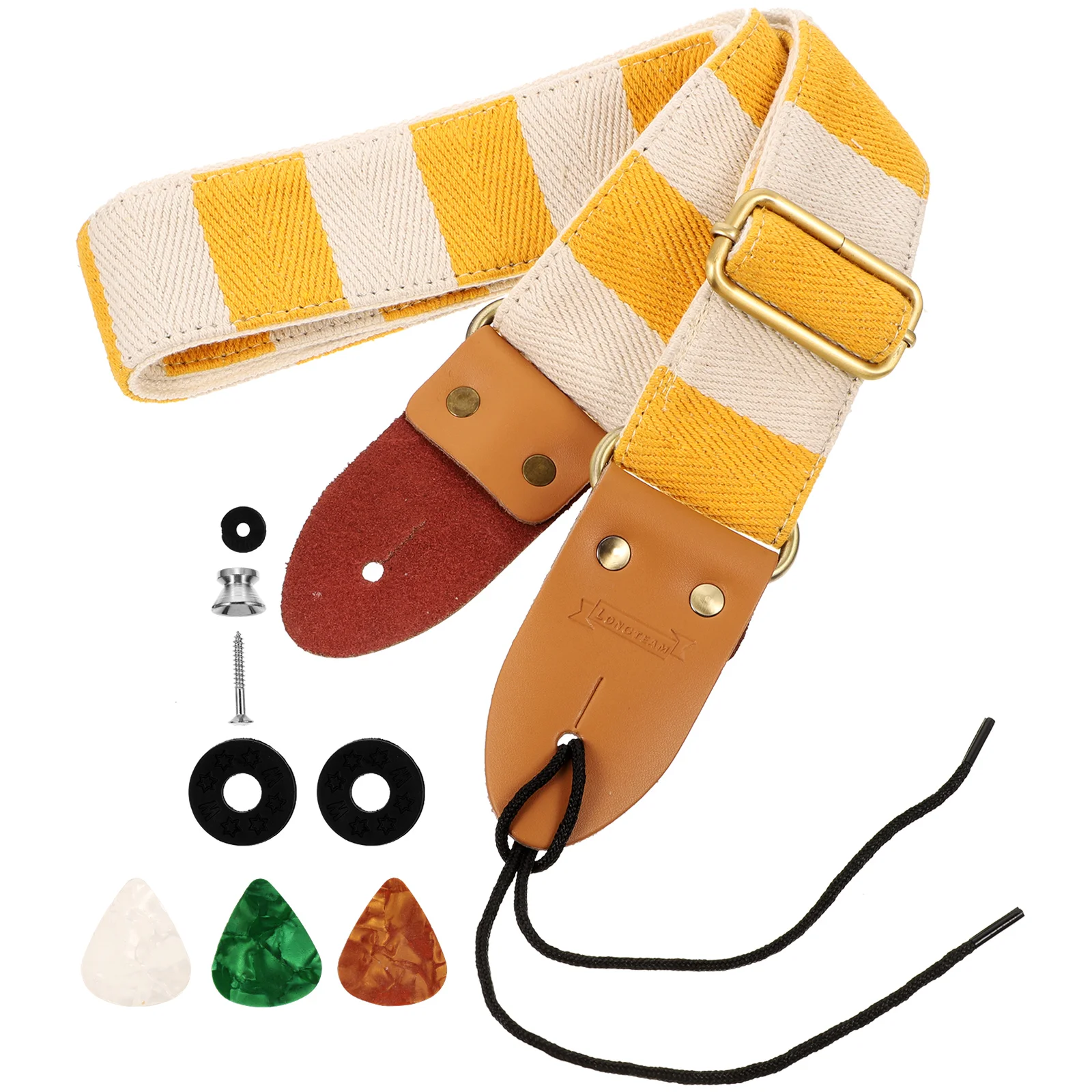 s ange Yellow Adjustable Striped Guitar Strap for Electric Bass Ukulele Kids Long lasting Anti wear Practical Sling Shoulder
s ange Yellow Adjustable Striped Guitar Strap for Electric Bass Ukulele Kids Long lasting Anti wear Practical Sling Shoulder
