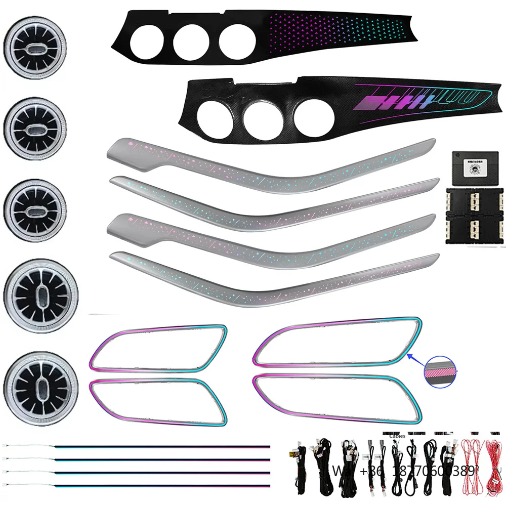 Factory Direct 34 Lights Moving Color Ambient Light for Benz W156 W117, Premium Interior Trim Lamp Retrofit Styling Kit
Factory Direct 34 Lights Moving Color Ambient Light for Benz W156 W117, Premium Interior Trim Lamp Retrofit Styling Kit