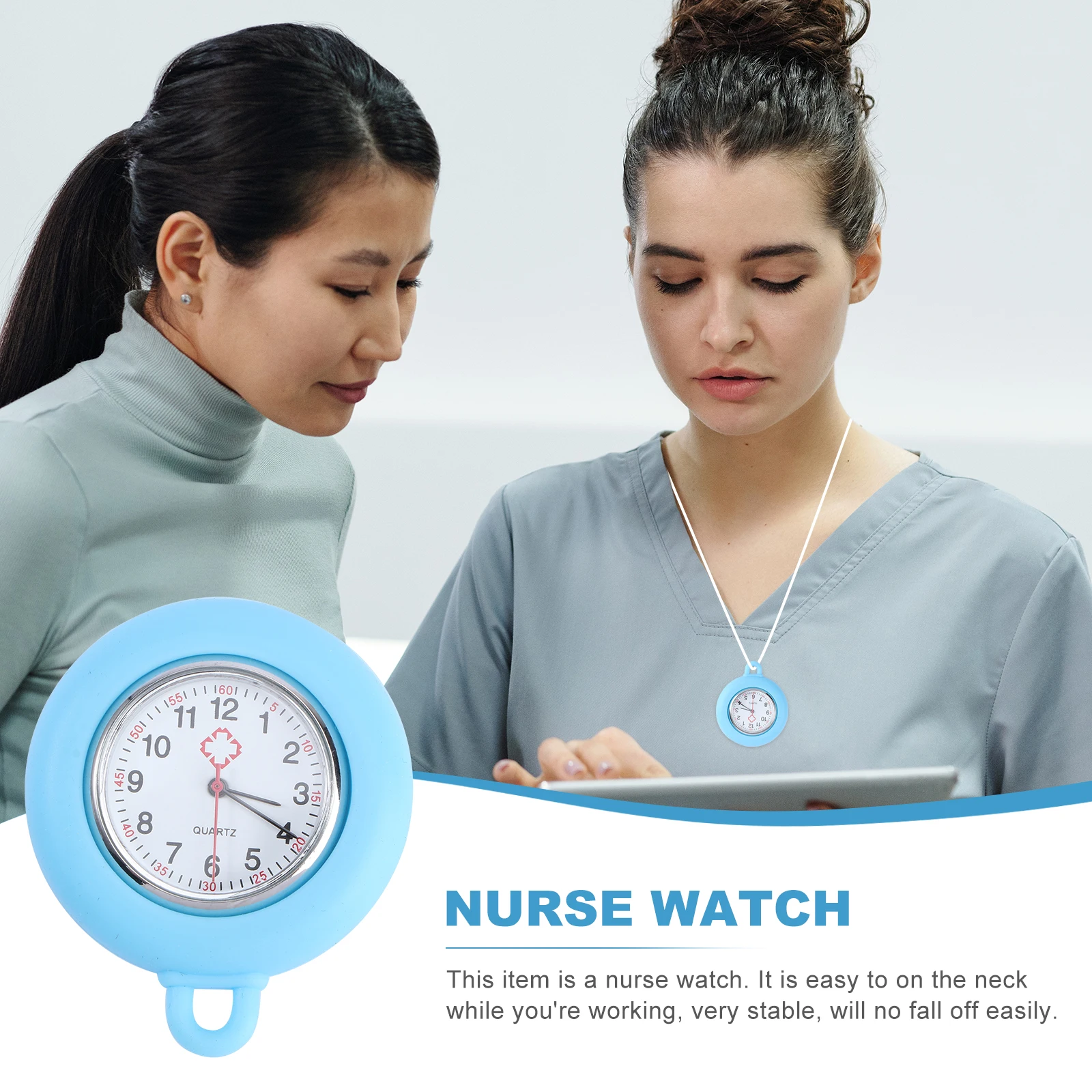 Portable Nurse Watch Unisex Nurse Hanging Watch Fresh Nurses Rope Watch (Royal Blue, without Lanyard)
Portable Nurse Watch Unisex Nurse Hanging Watch Fresh Nurses Rope Watch (Royal Blue, without Lanyard)