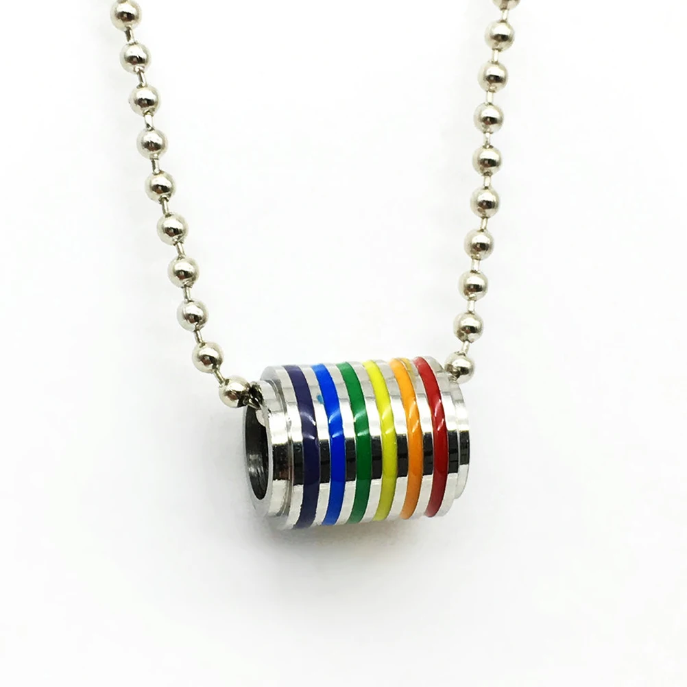 4 шт. Радужный кулон Изысканное ожерелье-цилиндр в форме трубки DIY Модные ювелирные изделия в дополнениех Радужный кулон
4 шт. Радужный кулон Изысканное ожерелье-цилиндр в форме трубки DIY Модные ювелирные изделия в дополнениех Радужный кулон