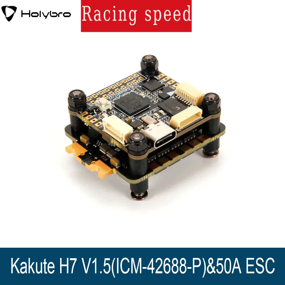 HolyBro Kakute H7 V1.5 Stacks H7 V1.5 ICM42688P Контроллер полета Tekko32 F4 50A Matel 65A 4in1 ESC для прецизионного дрона FPV
HolyBro Kakute H7 V1.5 Stacks H7 V1.5 ICM42688P Контроллер полета Tekko32 F4 50A Matel 65A 4in1 ESC для прецизионного дрона FPV