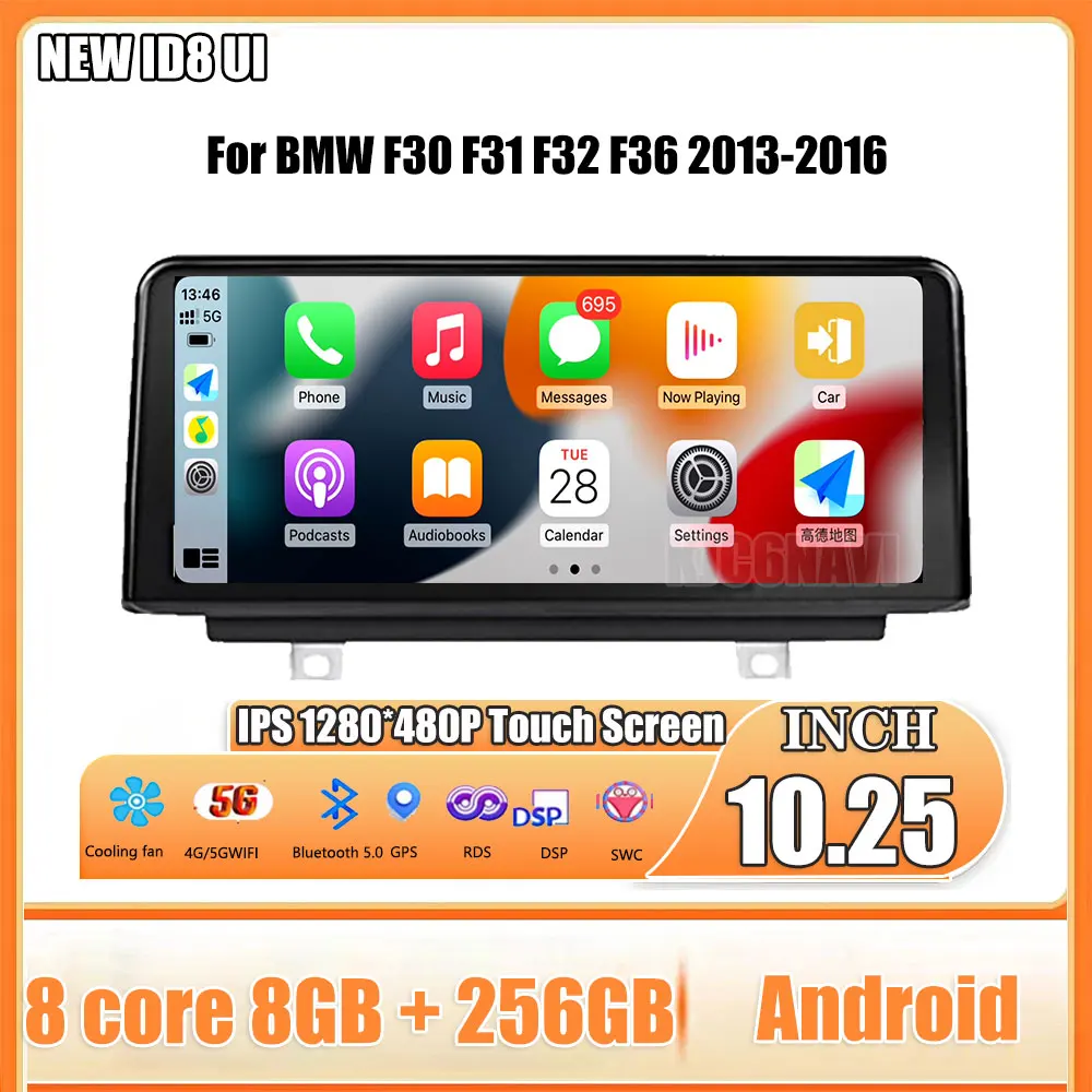 10,25 для BMW F30 F31 F32 F36 2013-2016 Android 14 Сенсорный Экран Автомобильные аксессуары Carplay мониторы стерео колокер радио
10,25 для BMW F30 F31 F32 F36 2013-2016 Android 14 Сенсорный Экран Автомобильные аксессуары Carplay мониторы стерео колокер радио