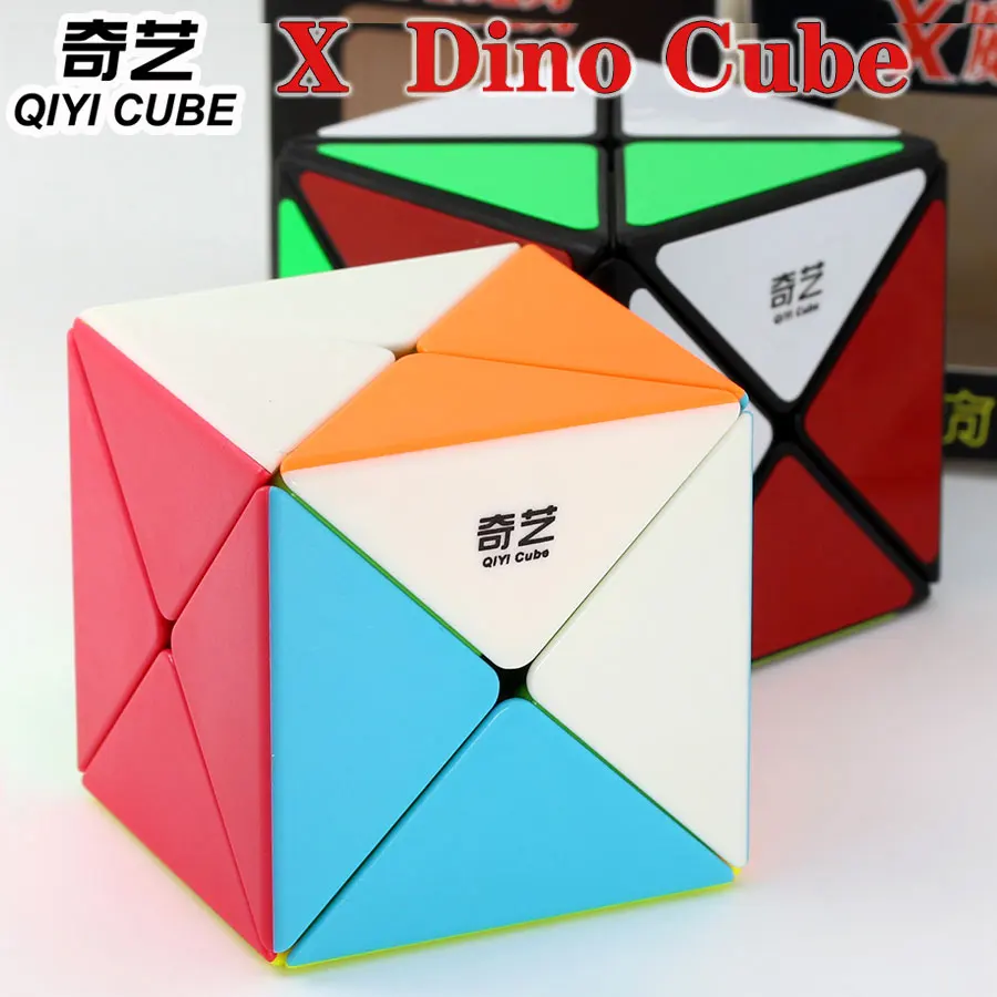QiYi X Dino 3x3 Magic Cube Puzzle QiYi 3x3x3 X Dino Cube Special Shape Sprofessional Twist Wisdom Speed Cube Toys Game Gift
QiYi X Dino 3x3 Magic Cube Puzzle QiYi 3x3x3 X Dino Cube Special Shape Sprofessional Twist Wisdom Speed Cube Toys Game Gift