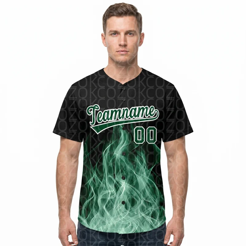 Green Flame Pattern Print Baseball Jersey Men Women Short Sleeve Shirt 3D Printed Shirt Team Shirts Hip Hop Unisex Tops
Green Flame Pattern Print Baseball Jersey Men Women Short Sleeve Shirt 3D Printed Shirt Team Shirts Hip Hop Unisex Tops