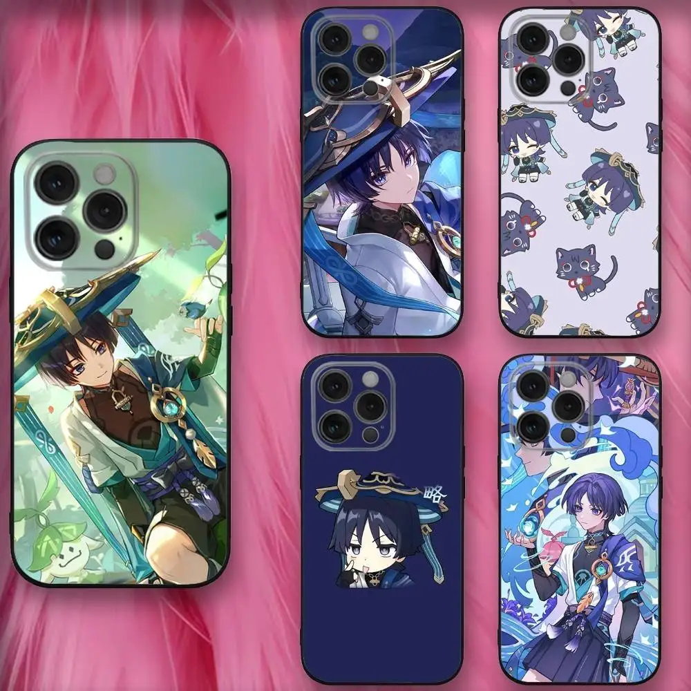 S-Scaramouches G-Genshin Impact Phone Case For iPhone 16,se4,15,14,13,12,11,Pro,X,XS,Max,XR,Plus,Mini Soft Black Cover
S-Scaramouches G-Genshin Impact Phone Case For iPhone 16,se4,15,14,13,12,11,Pro,X,XS,Max,XR,Plus,Mini Soft Black Cover