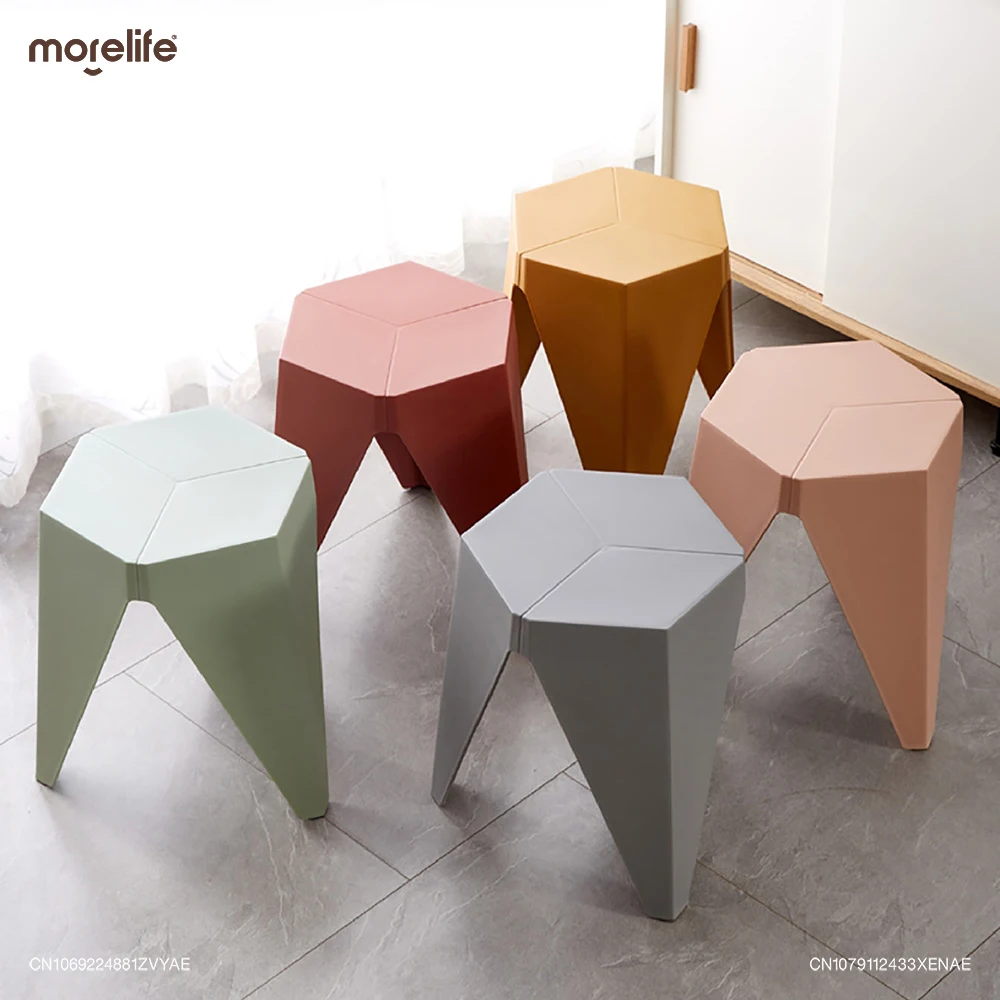Nordic Creative Plastic Stool Simple Modern Living Room Stools Ottomans Can Be Stacked Thick Chair Net Red High Bench Furniture
Nordic Creative Plastic Stool Simple Modern Living Room Stools Ottomans Can Be Stacked Thick Chair Net Red High Bench Furniture