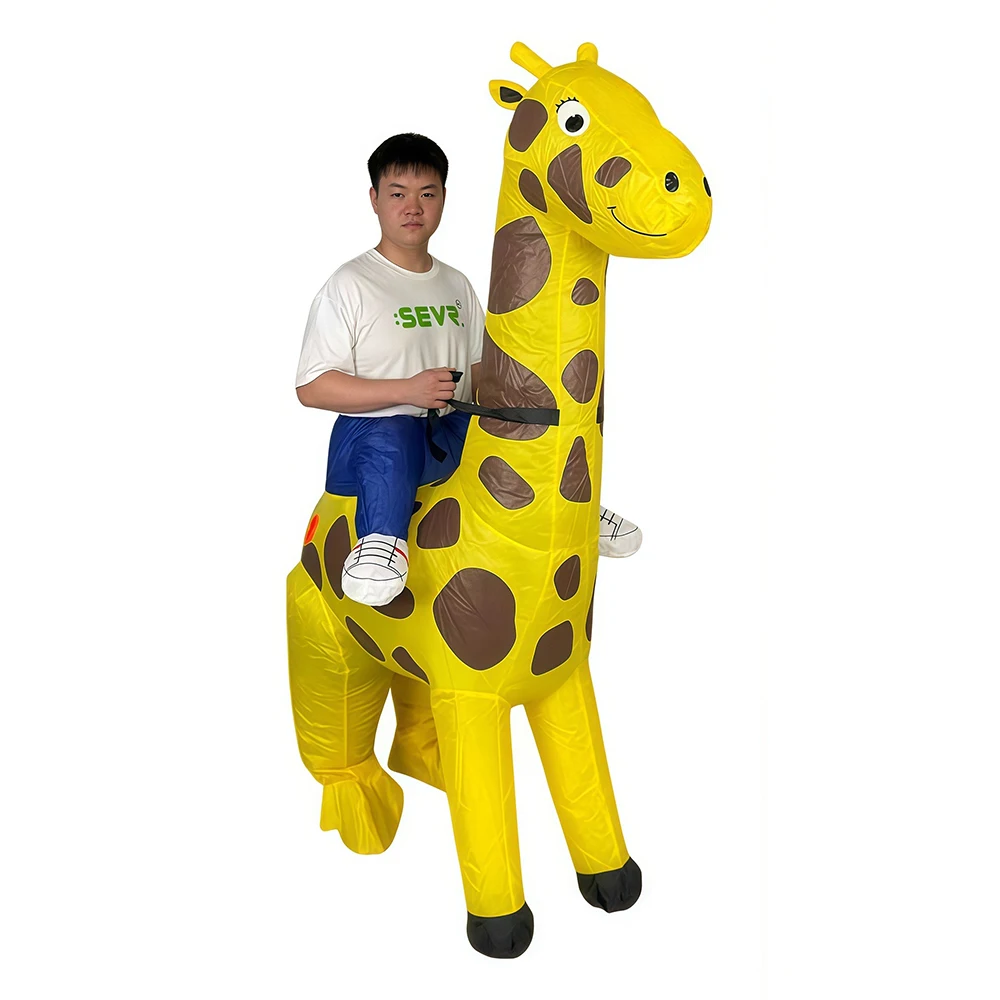 Riding Giraffe Inflatable Suit Interesting Animal Cartoon Doll Costume Festival Party Masquerade Zoo Performance Prop Clothing
Riding Giraffe Inflatable Suit Interesting Animal Cartoon Doll Costume Festival Party Masquerade Zoo Performance Prop Clothing