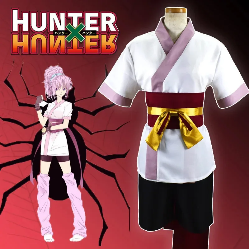 Anime Hunter X Hunter Machi Komacine Cosplay Costume Kunoichi Female Ninja Suit Phantom Troupe Uniform Halloween Cosplay Kimono
Anime Hunter X Hunter Machi Komacine Cosplay Costume Kunoichi Female Ninja Suit Phantom Troupe Uniform Halloween Cosplay Kimono
