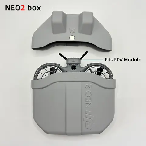 Magnetic Case for DJI Neo2 Drone - Detachable Lid, Fits Digital Transmission Module, Lightweight Protective Storage Box