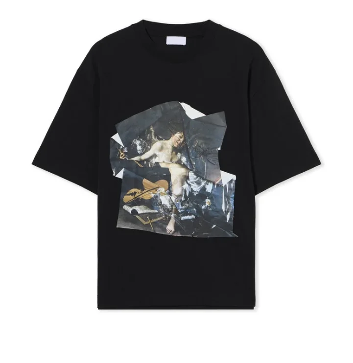 High Quality "C/O" Religious Oil Painting Printed Women Men T shirts tees Hiphop Oversized Men Casual Cotton Distressed T shirt
High Quality "C/O" Religious Oil Painting Printed Women Men T shirts tees Hiphop Oversized Men Casual Cotton Distressed T shirt