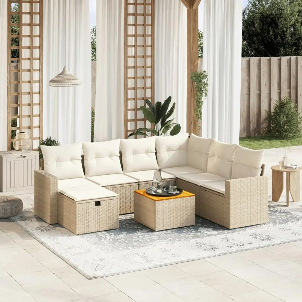 Beige PE Rattan Medium Modular Garden Sofa Set Comfortable Outdoor Furniture Patio Lounge Seating
Beige PE Rattan Medium Modular Garden Sofa Set Comfortable Outdoor Furniture Patio Lounge Seating