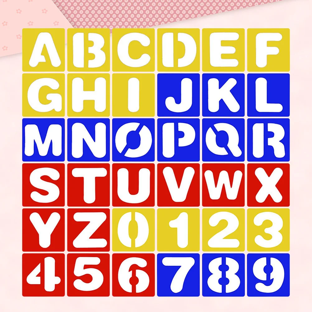 Alphanumeric Drawing Tools Letter Stencils for Painting Craft Projects Waterproof PET Material Scrapbooking Journaling Planner
Alphanumeric Drawing Tools Letter Stencils for Painting Craft Projects Waterproof PET Material Scrapbooking Journaling Planner