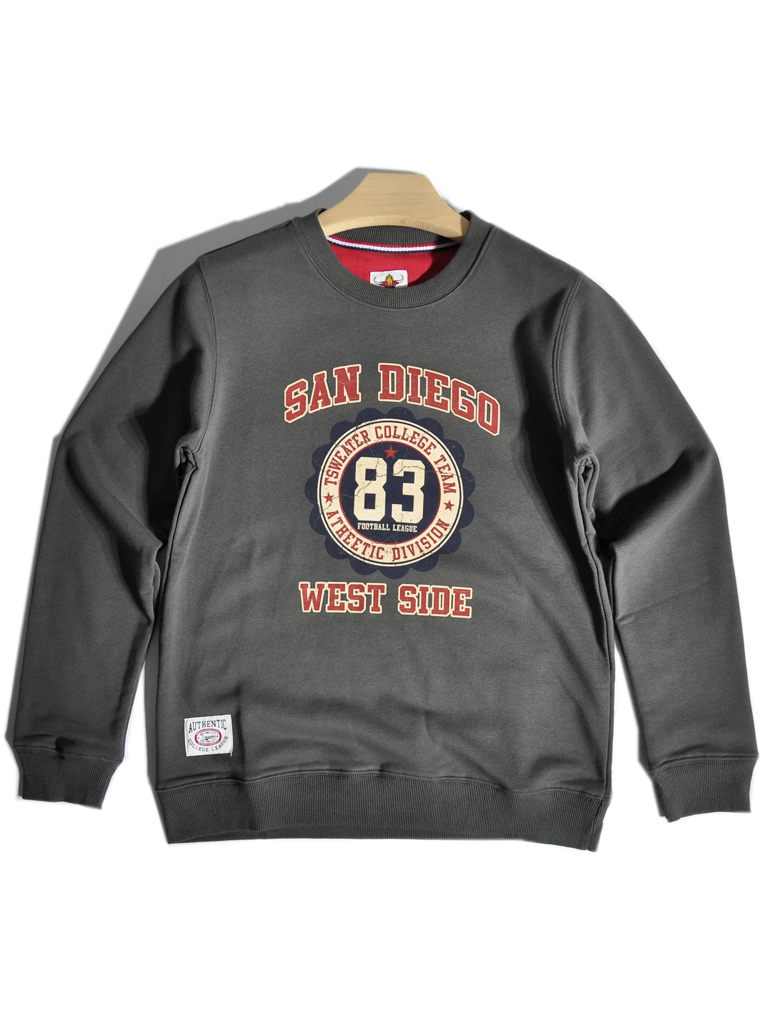 Retro American College Style Worn-In Letter Print round Neck Sweatshirt Casual Loose Fit Sporty Cotton Polyester Blend
Retro American College Style Worn-In Letter Print round Neck Sweatshirt Casual Loose Fit Sporty Cotton Polyester Blend