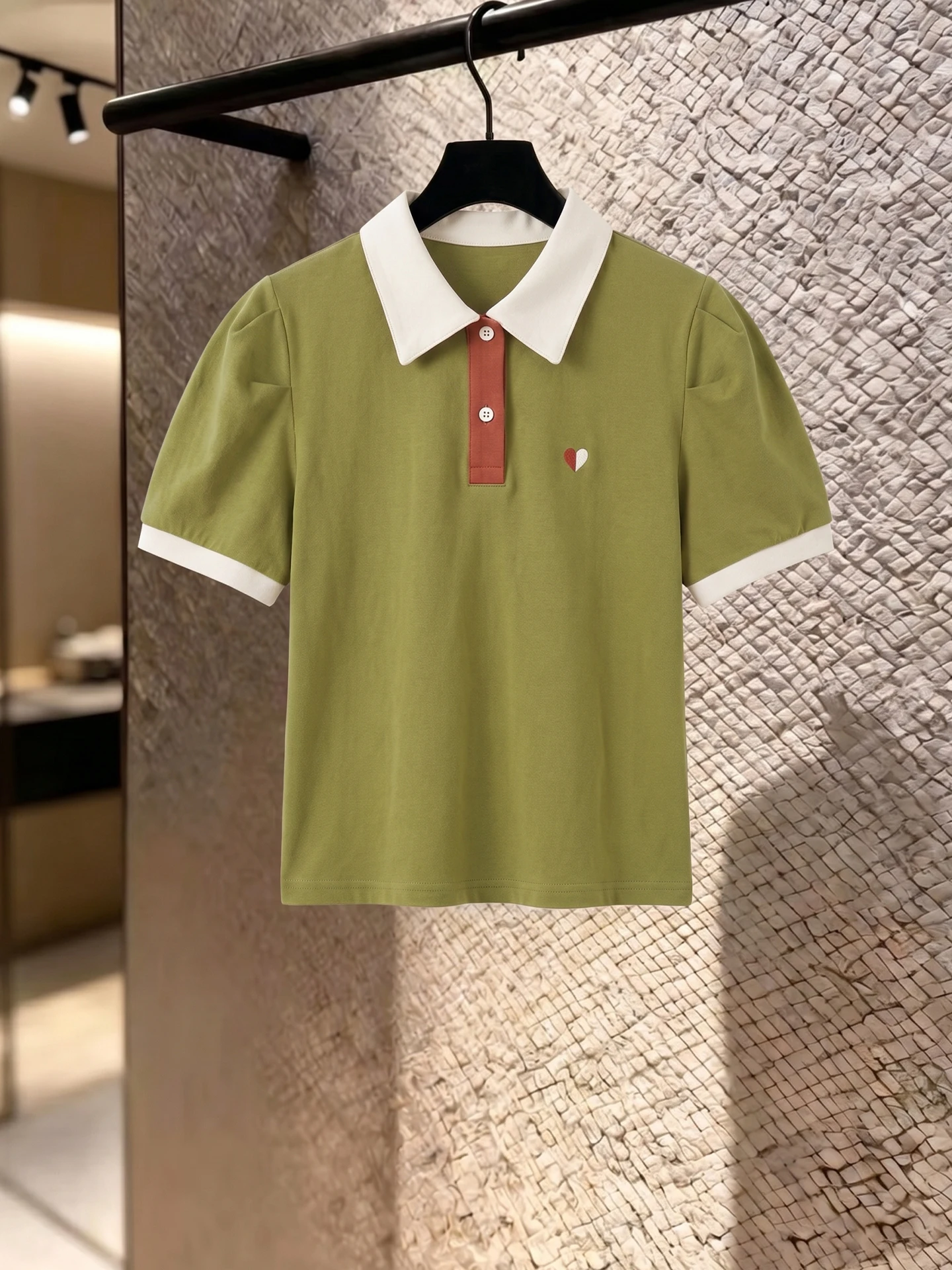 Fashionable Short Sleeve Neck T-Shirt Korean Style Summer Design Sensation Color Block Commute Wind Loose Fit Women's Top
Fashionable Short Sleeve Neck T-Shirt Korean Style Summer Design Sensation Color Block Commute Wind Loose Fit Women's Top