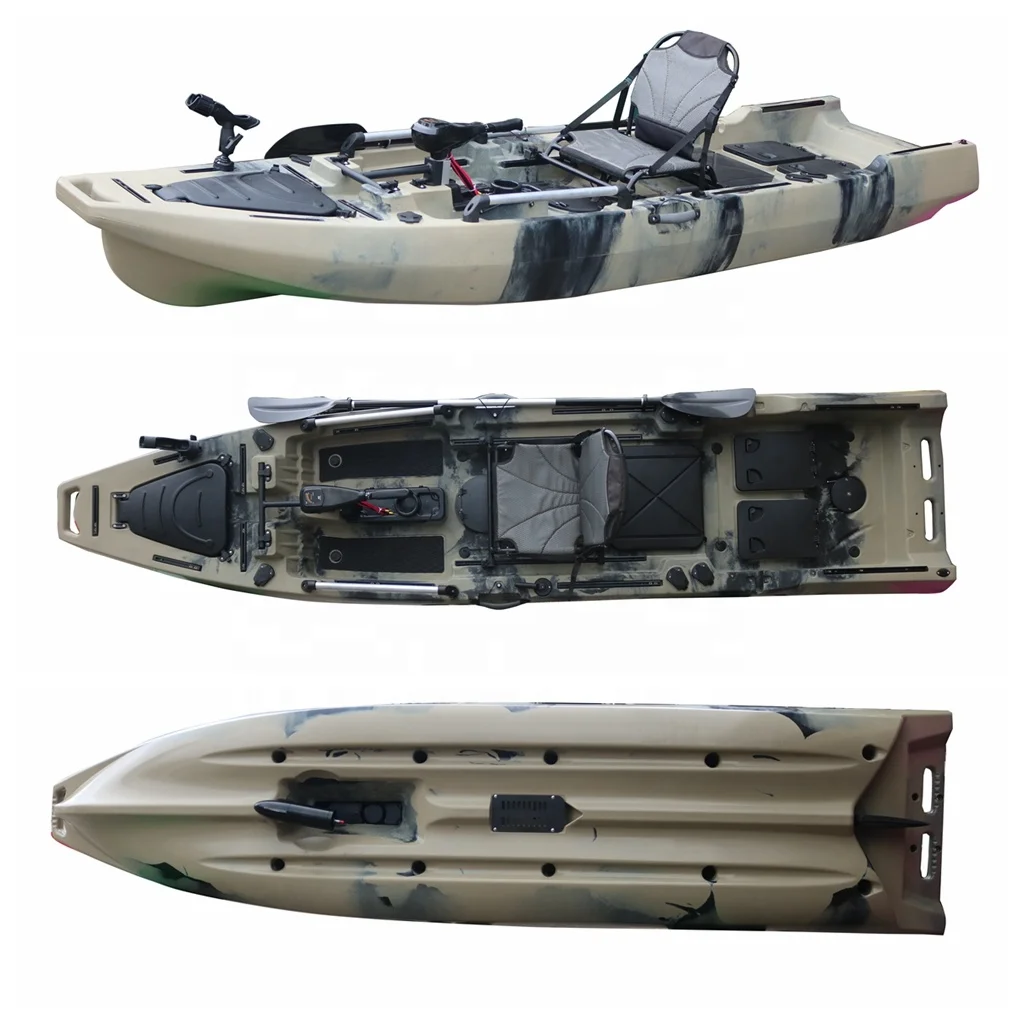 Vicking New Product 13.8FT Sit on Top Single Person Propeller Pedal Kayak Fishing Motor Kayak CE Certificate
Vicking New Product 13.8FT Sit on Top Single Person Propeller Pedal Kayak Fishing Motor Kayak CE Certificate