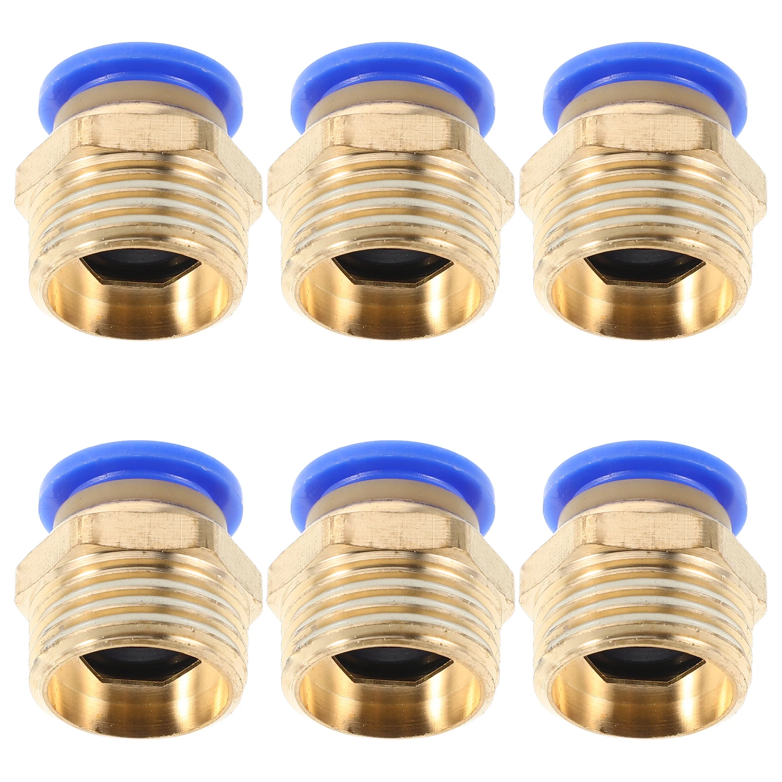 6pcs Pneumatic Quick Connect Fittings Copper Thread Repair Tool Durable Brass Metric Coarse Thread Easy Connection Various
6pcs Pneumatic Quick Connect Fittings Copper Thread Repair Tool Durable Brass Metric Coarse Thread Easy Connection Various
