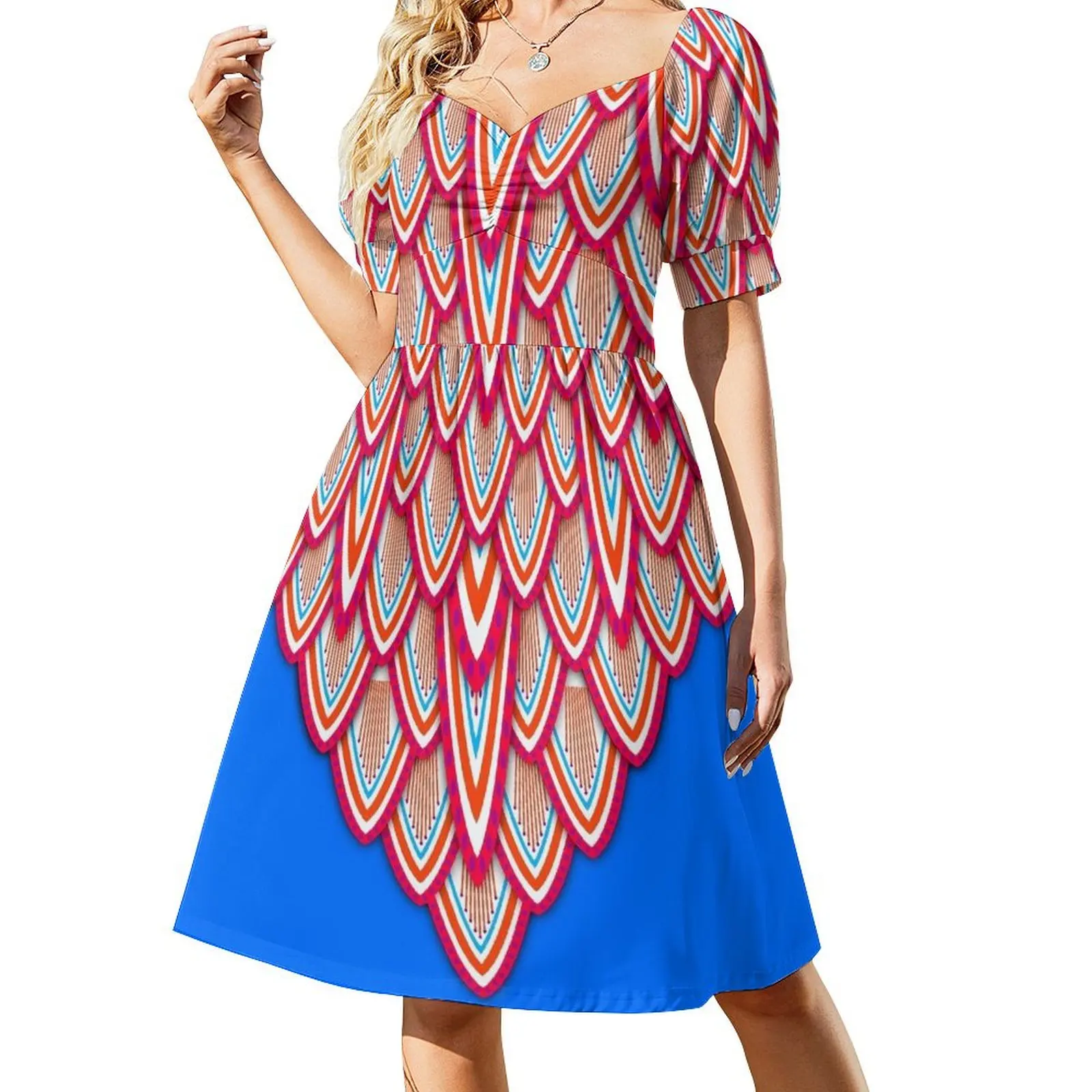 Peacock Inspired (Crimson and Azure Blue) Short Sleeved Dress dresses for prom dresses for womens 2025 Dress
Peacock Inspired (Crimson and Azure Blue) Short Sleeved Dress dresses for prom dresses for womens 2025 Dress