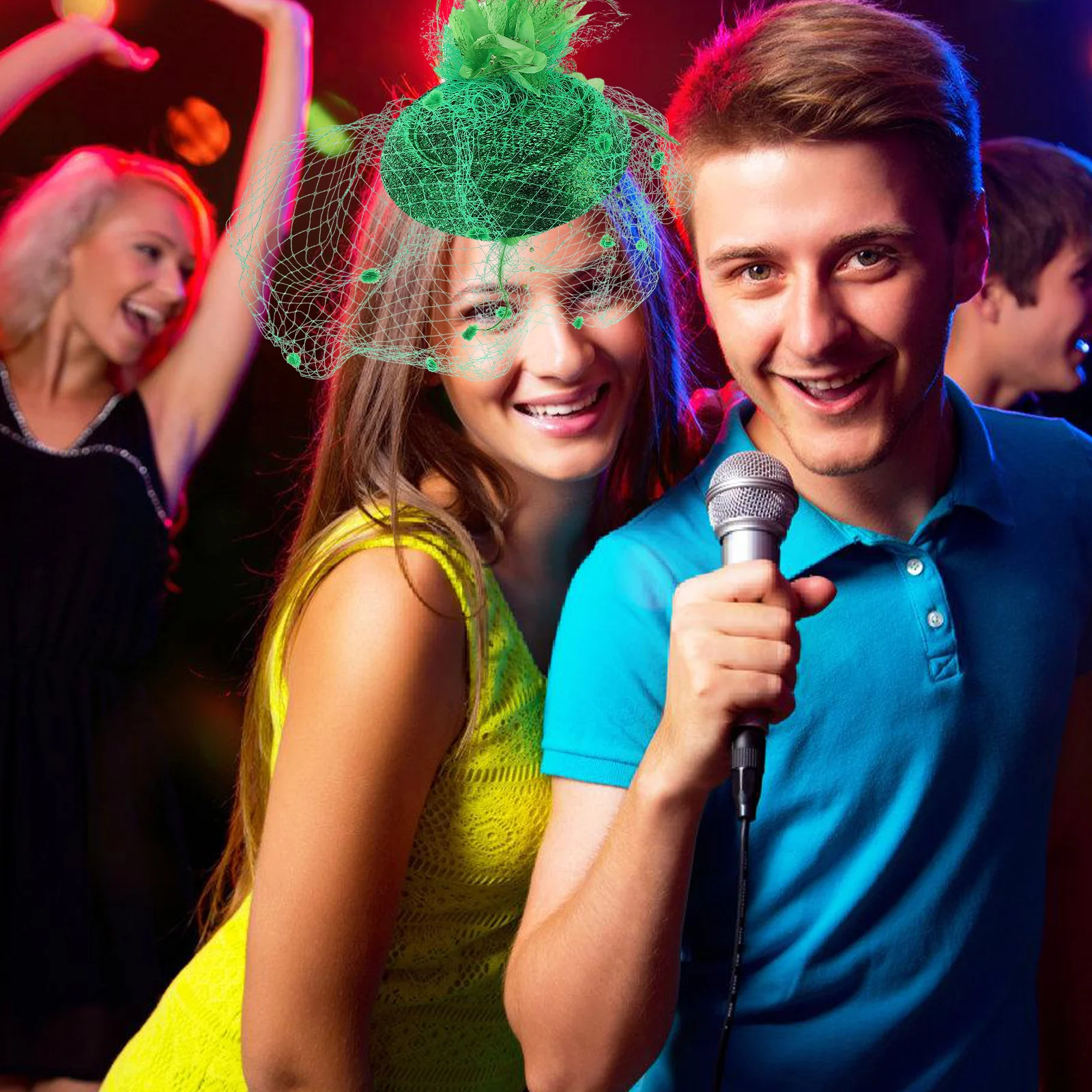 Праздничная зеленая шляпа-волшебница для женщин, винтажный дизайн вуали, легкая и удобная вечеринка в честь Дня Святого Патрика
Праздничная зеленая шляпа-волшебница для женщин, винтажный дизайн вуали, легкая и удобная вечеринка в честь Дня Святого Патрика