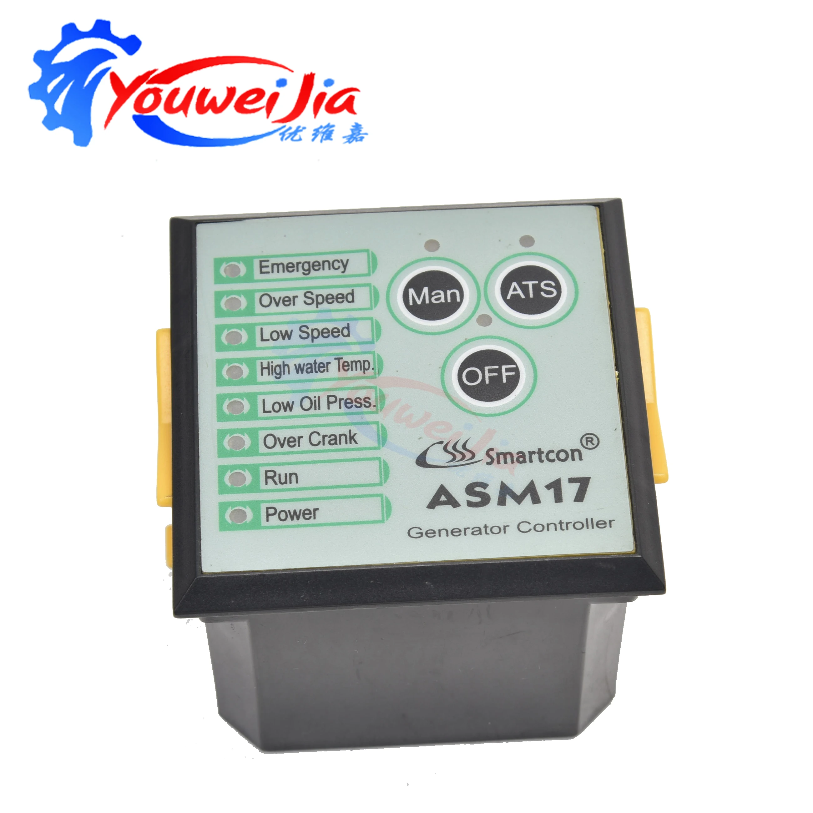 ASM17 Genuine Control Panel Unit Power Generator Controller Genset Part with Auto Start Circuit Board Monitor for Alternator
ASM17 Genuine Control Panel Unit Power Generator Controller Genset Part with Auto Start Circuit Board Monitor for Alternator