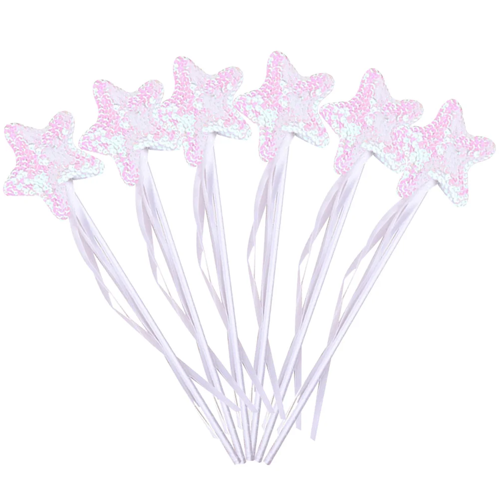 6 Pcs Sequin Wand Fairy Party Decorations Props Kids Toys for Girls Star Cloth Sequins Child Princess
6 Pcs Sequin Wand Fairy Party Decorations Props Kids Toys for Girls Star Cloth Sequins Child Princess