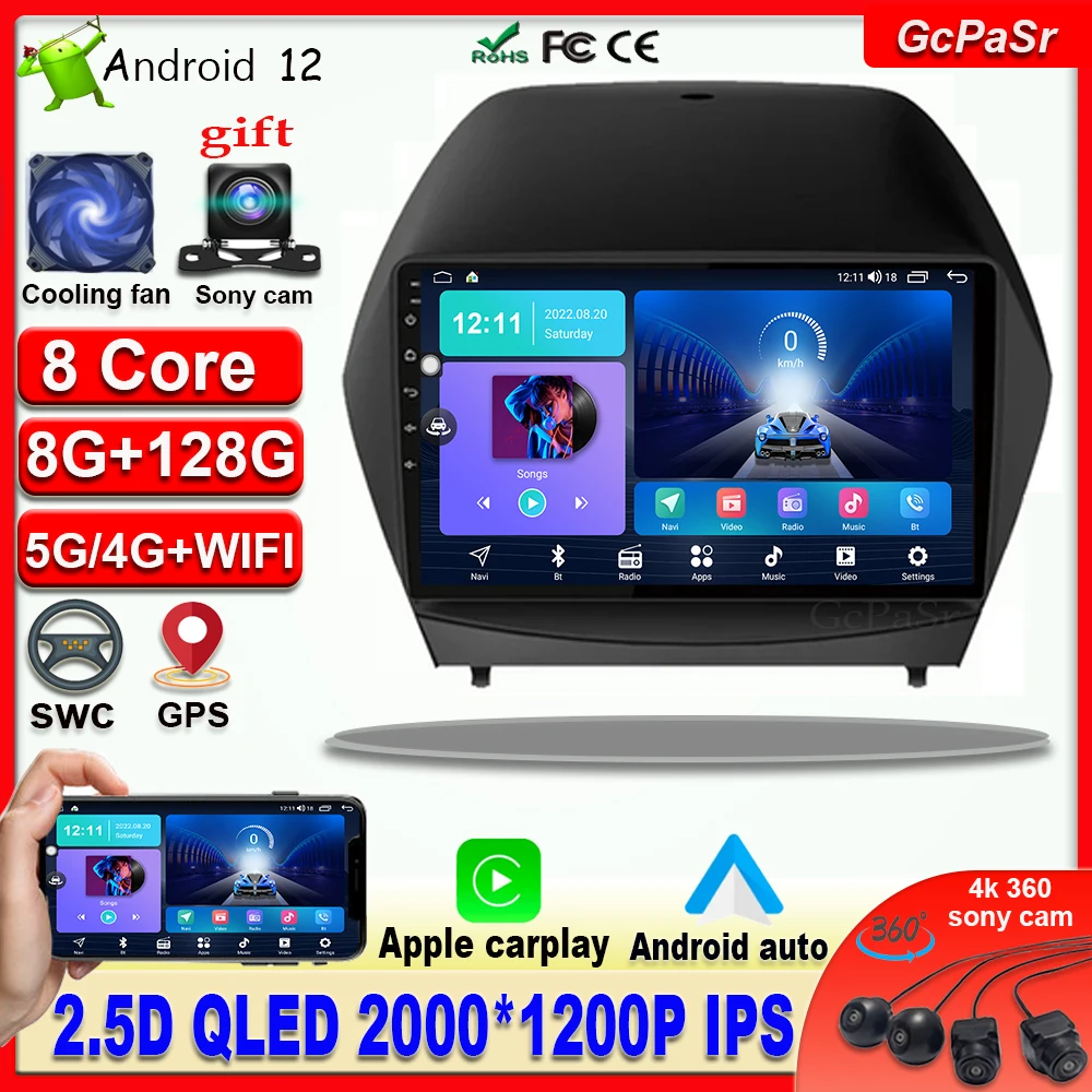 Android 12 For HYUNDAI Tuscon IX35 2010-2015 Car Radio Multimedia GPS Navi Player Auto Stereo Canbus Support Amplifier
Android 12 For HYUNDAI Tuscon IX35 2010-2015 Car Radio Multimedia GPS Navi Player Auto Stereo Canbus Support Amplifier