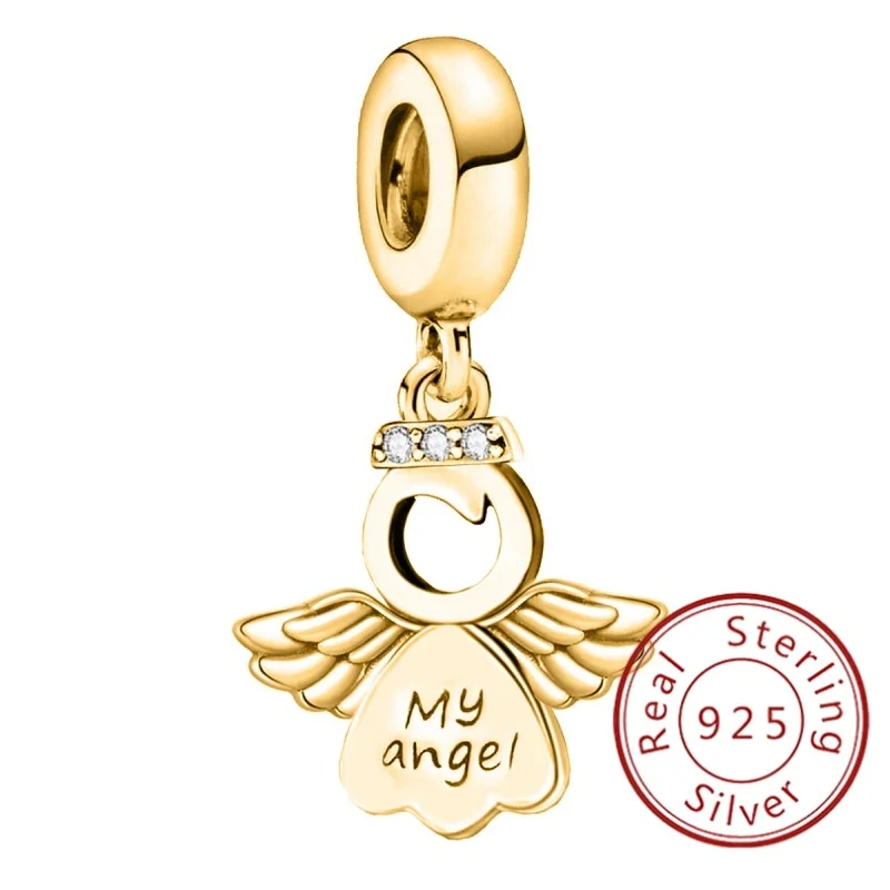 925 Sterling Silver Golden Series Fruit Firefly Charms Fit DIY Making Bracelet Necklace Gift High Quality Fine Jewelry For Women
925 Sterling Silver Golden Series Fruit Firefly Charms Fit DIY Making Bracelet Necklace Gift High Quality Fine Jewelry For Women
