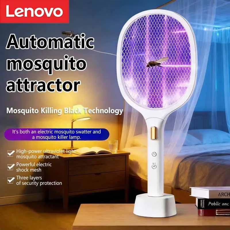 Lenovo 2in1 Electric Handheld Mosquito Swatter Foldable Mosquito Killer Lamp Automatic Mosquito Trap Rechargeable Fly Swatter
Lenovo 2in1 Electric Handheld Mosquito Swatter Foldable Mosquito Killer Lamp Automatic Mosquito Trap Rechargeable Fly Swatter