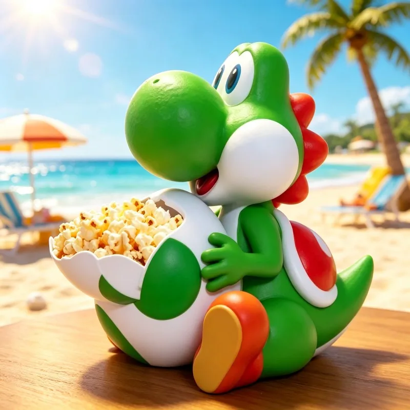 Cartoon Super Galaxy Movie Merchandise 25cm Yoshi Popcorn Bucket Yoshi-shaped Bucket Watching Movies Ultimate Tool With Box
Cartoon Super Galaxy Movie Merchandise 25cm Yoshi Popcorn Bucket Yoshi-shaped Bucket Watching Movies Ultimate Tool With Box