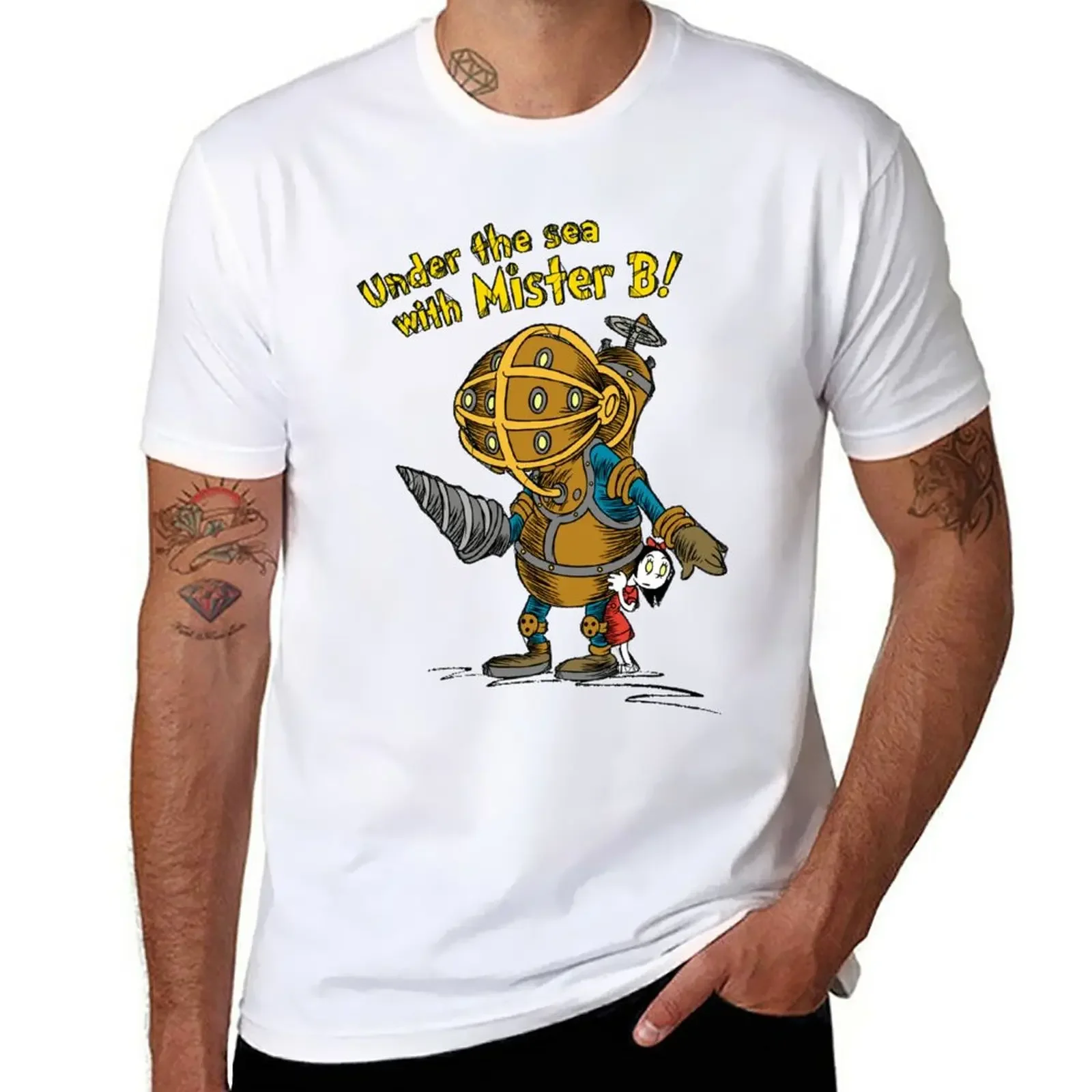 People Call Me Shooting Bioshock Video Game Funny Fans T-Shirt summer tops boys whites heavyweight t shirts for men
People Call Me Shooting Bioshock Video Game Funny Fans T-Shirt summer tops boys whites heavyweight t shirts for men