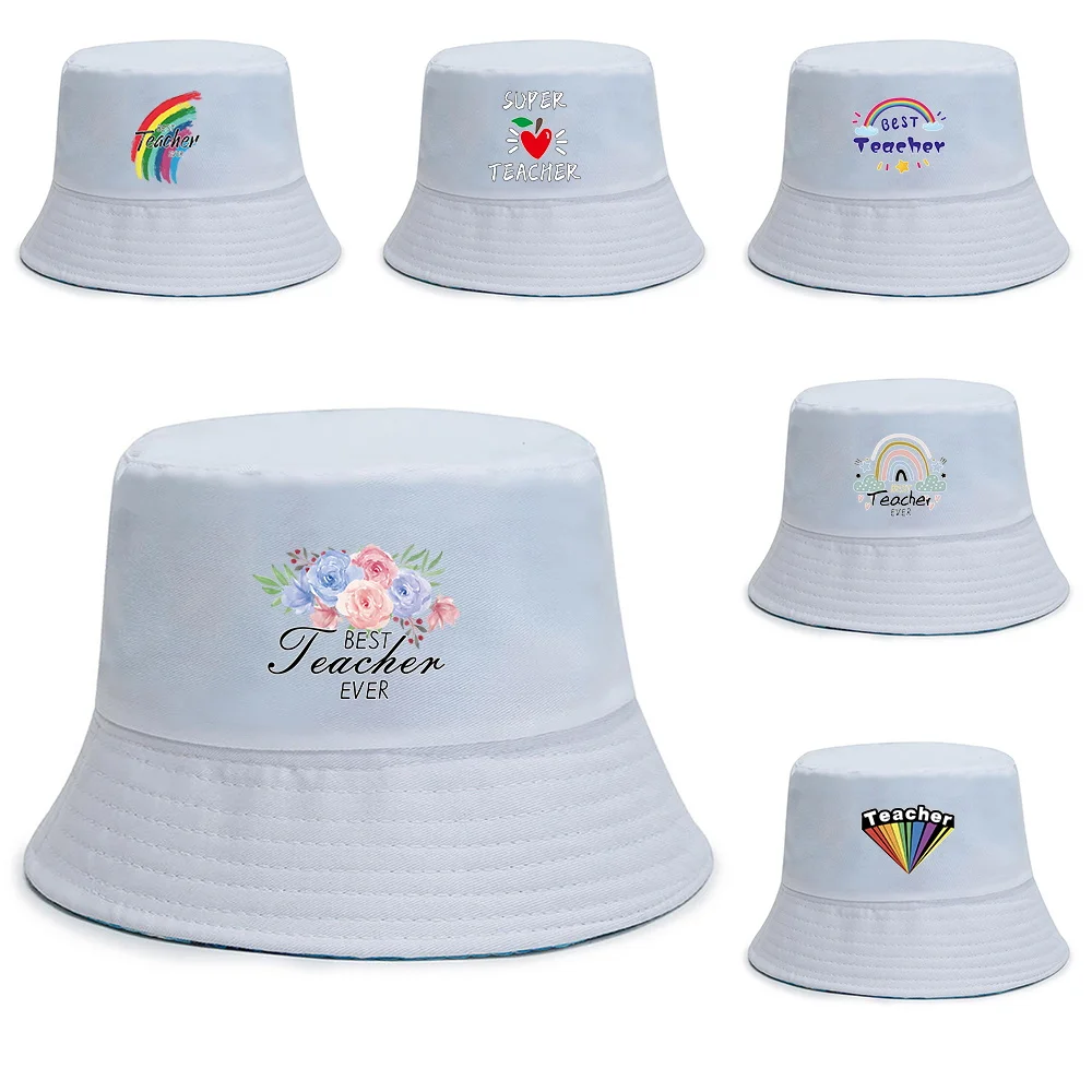 Men Women Bucket Hat Sun Double-sided Panama Camouflage Teacher Print Hiking Climbing Fisherman Hip Hop Cap Cotton Fishing Hat
Men Women Bucket Hat Sun Double-sided Panama Camouflage Teacher Print Hiking Climbing Fisherman Hip Hop Cap Cotton Fishing Hat