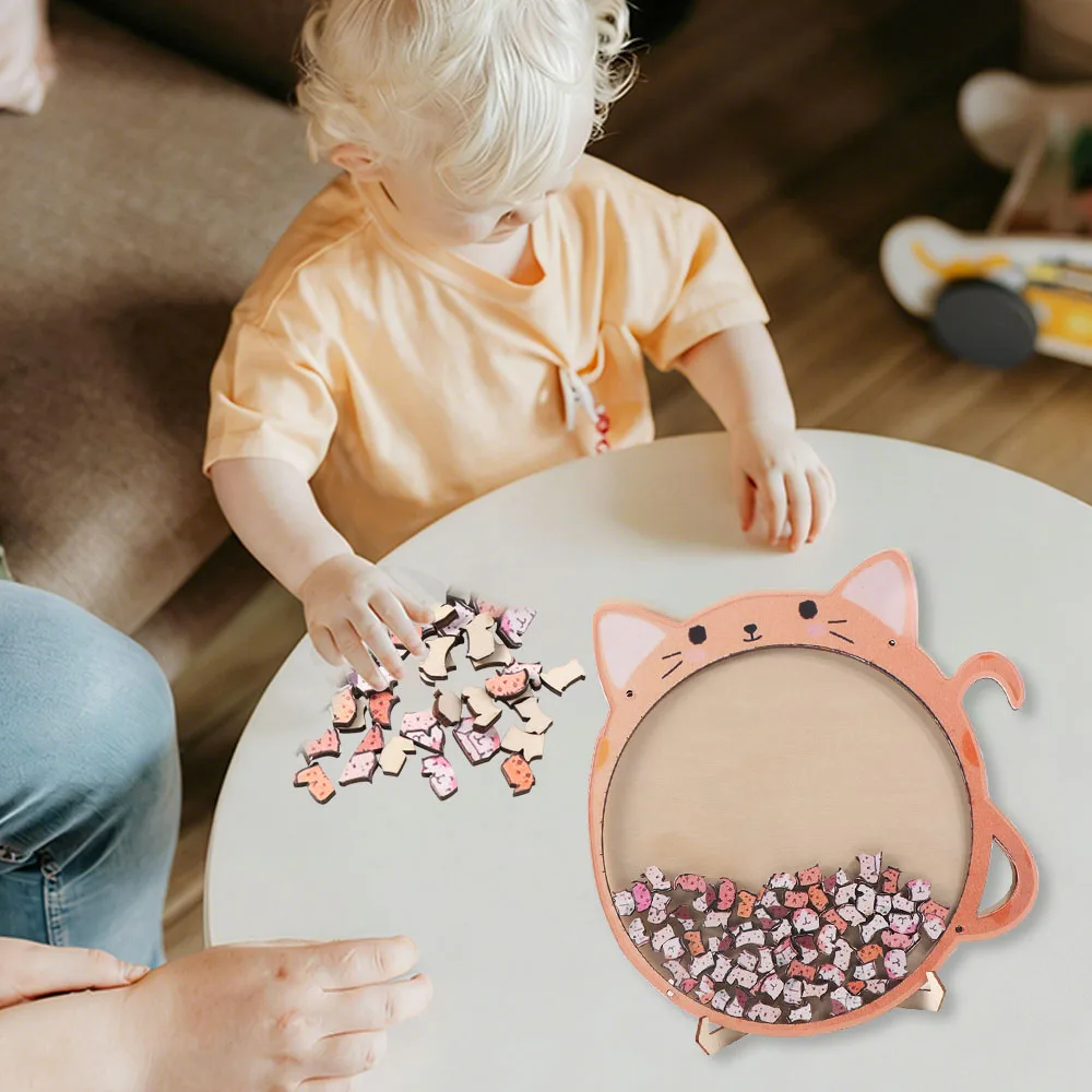 Creative Big Mouth Wooden Puzzle Home Decor Challenging Cat Jigsaw Cartoon Irregular Cat-Shaped Puzzle
Creative Big Mouth Wooden Puzzle Home Decor Challenging Cat Jigsaw Cartoon Irregular Cat-Shaped Puzzle