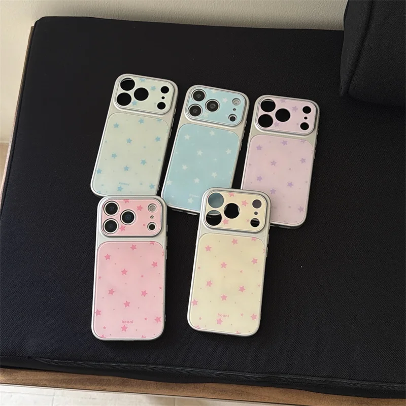 Cute Star Pattern Phone Case for iPhone 14 15 16 17 Pro Max Clear Shockproof Protective Cover Aesthetic Kawaii Case for Girls
Cute Star Pattern Phone Case for iPhone 14 15 16 17 Pro Max Clear Shockproof Protective Cover Aesthetic Kawaii Case for Girls