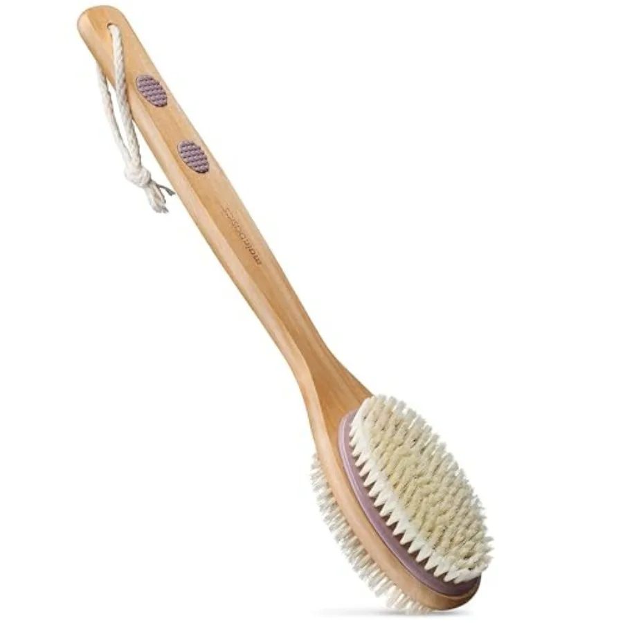 Back Scrubber Shower Brush Long Handle Dual Sided Body Brush with Exfoliating Soft Bristles for Back Scrubbing Deep Cleaning an
Back Scrubber Shower Brush Long Handle Dual Sided Body Brush with Exfoliating Soft Bristles for Back Scrubbing Deep Cleaning an